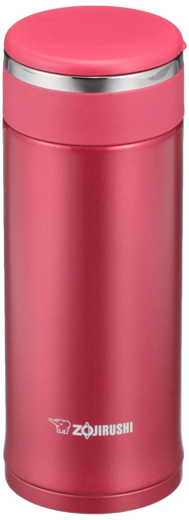zojirushi-sm-je36rc-edelstahlbecher-tuff-0-36-l-transparentes-rot-isolierbecher- image 1