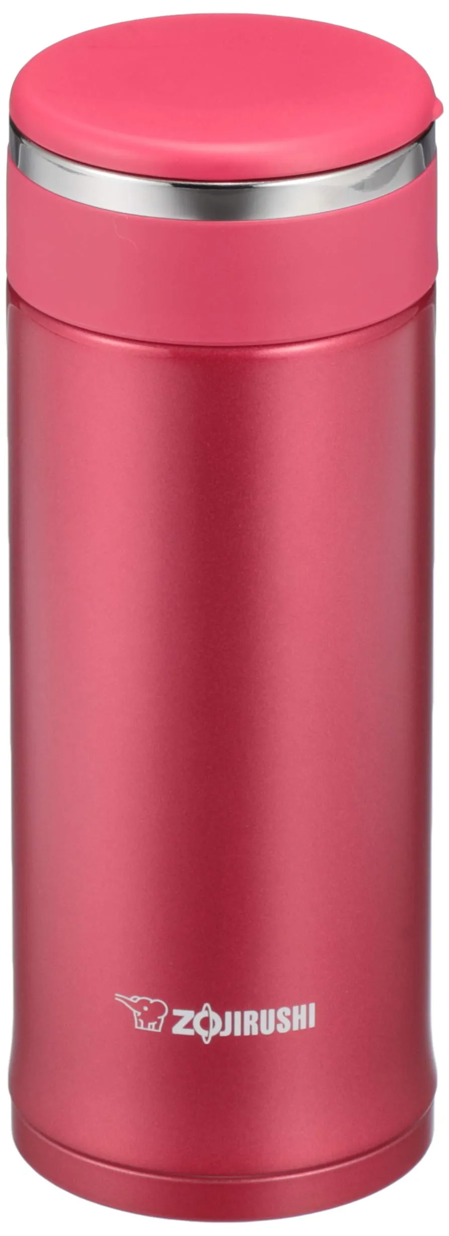 zojirushi-sm-je36rc-edelstahlbecher-tuff-0-36-l-transparentes-rot-isolierbecher- image 1
