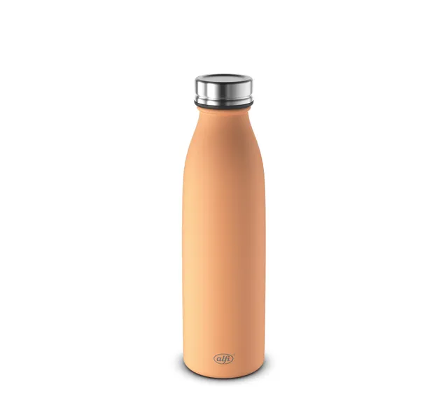 alfi-pure-bottle-isolierflasche-0-50-l-sunset-peach-matt-24-h-kalt-12-h-hei-kohl image 1