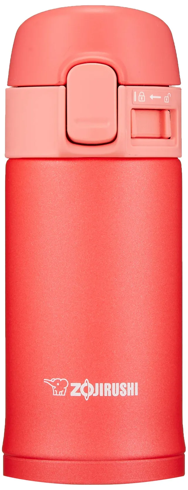 zojirushi-edelstahlbecher-korallenrosa-vakuumisolierung-klappdeckel-mit-sicherhe image 1