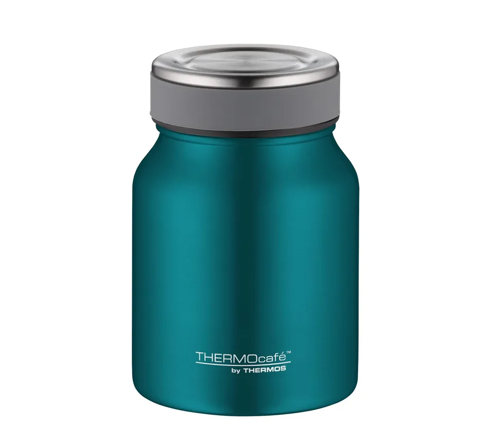 thermos-thermocaf-thermobeh-lter-f-r-essen-0-5-l-teal-matt-auslaufsicherer-edels image 1
