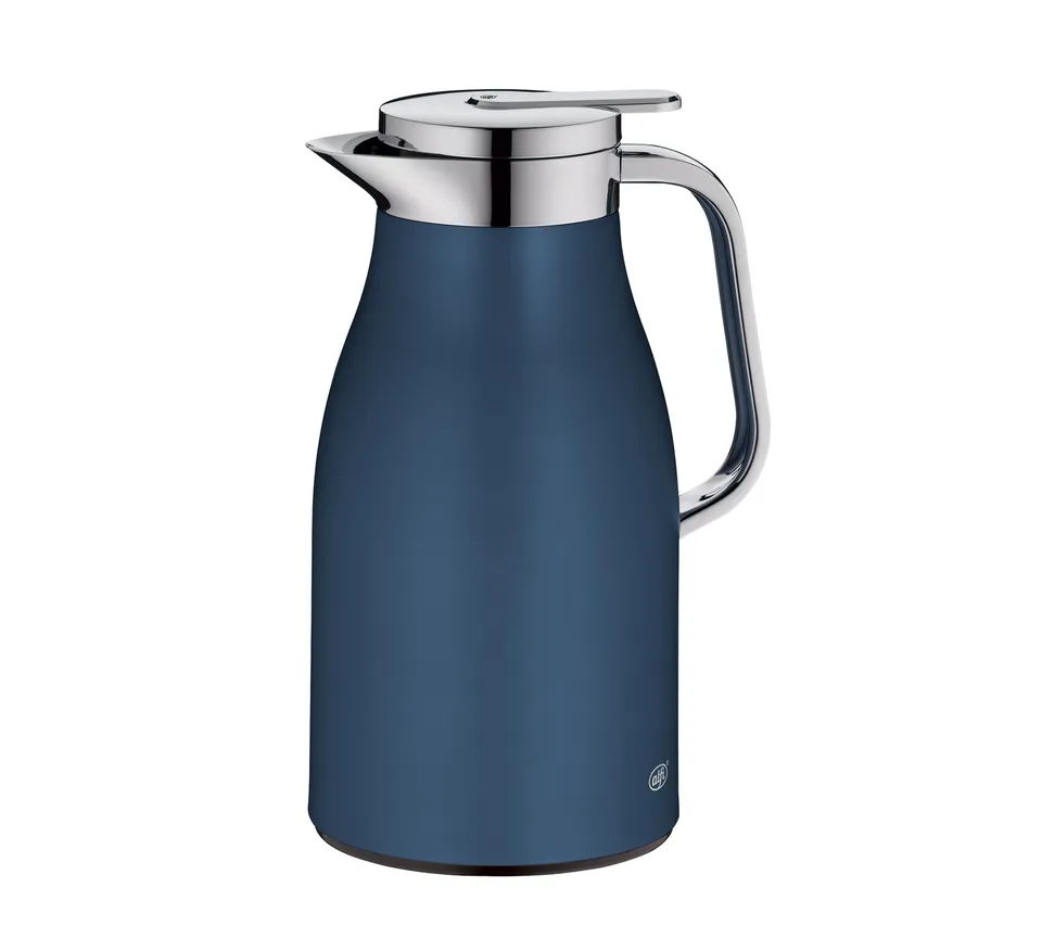 alfi-skyline-isolierkanne-1-0-l-dark-denim-matt-edelstahl-mit-hartglaseinsatz-dr image 1