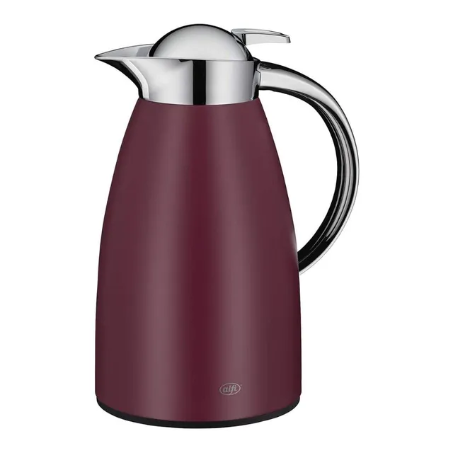alfi-signo-isolierkanne-1-l-ruby-red-matt-kaffeekanne-mit-alfidur-glaseinsatz-12 image 1