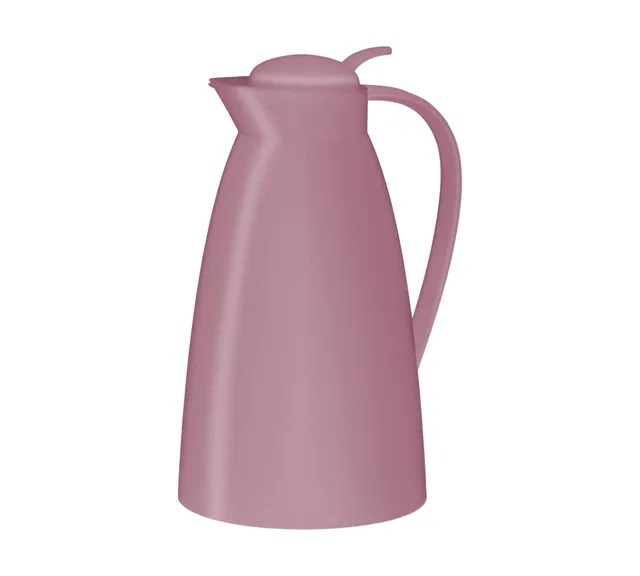 alfi-eco-isolierkanne-1-0-l-rosa-matt-hartglaseinsatz-drucktaste-drehverschluss- image 1
