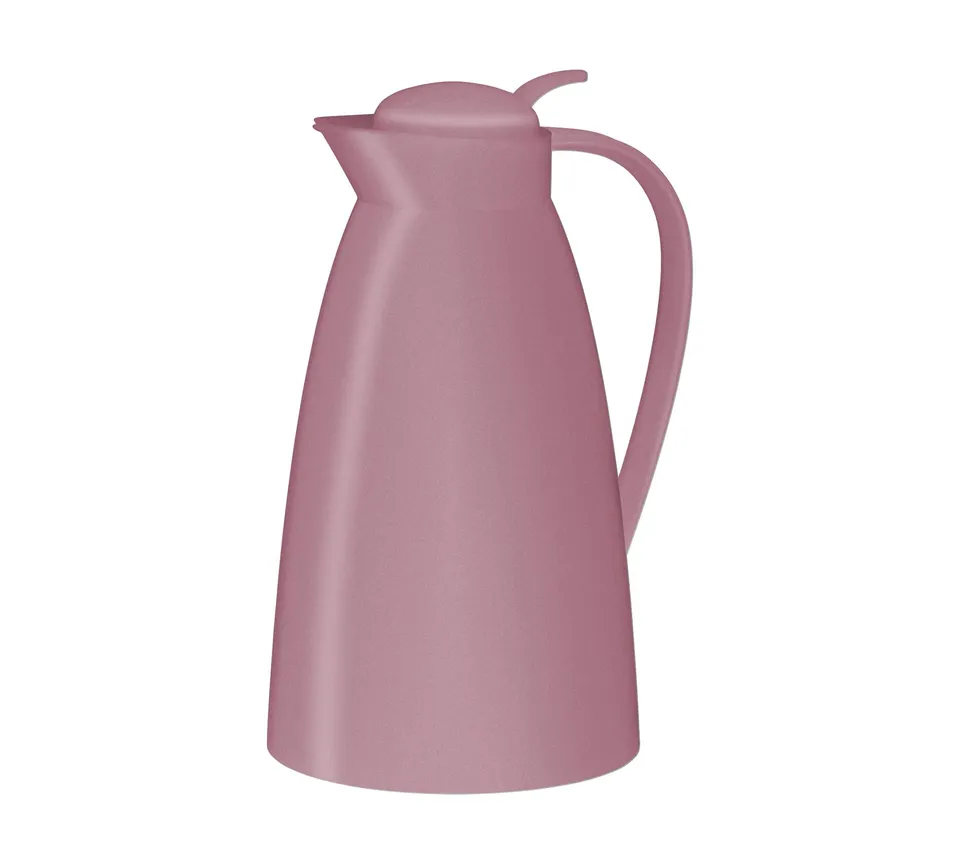 alfi-eco-isolierkanne-1-0-l-rosa-matt-hartglaseinsatz-drucktaste-drehverschluss- image 1