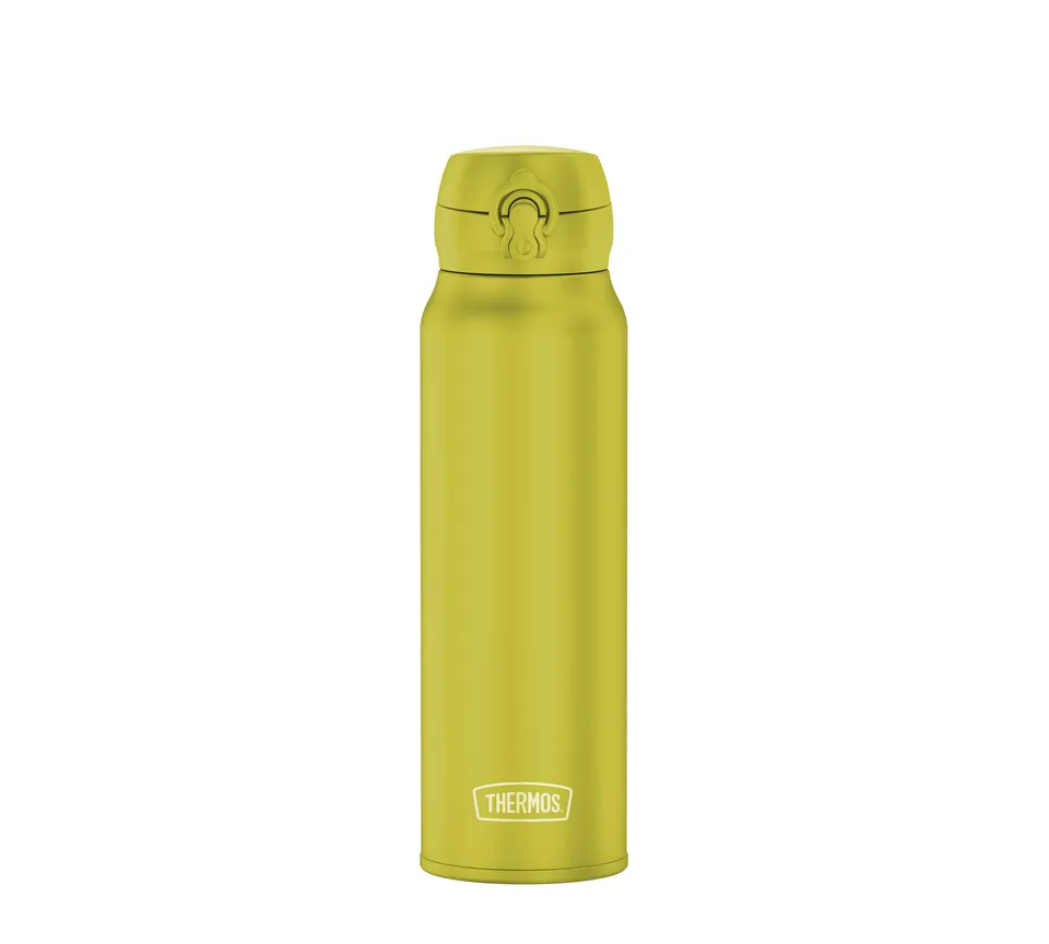 thermos-ultralight-isolierflasche-0-75-l-glowing-green-matt-bis-zu-48-leichter-d image 1