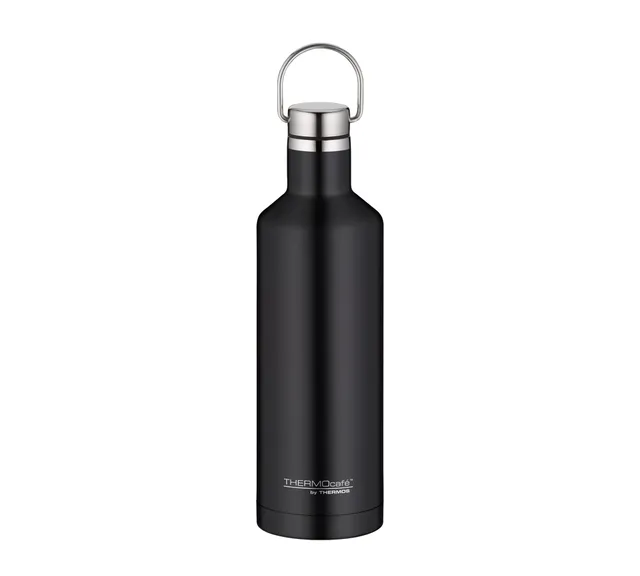 thermocaf-by-thermos-tc-traveler-bottle-0-5-l-charcoal-black-matt-edelstahl-trin image 1