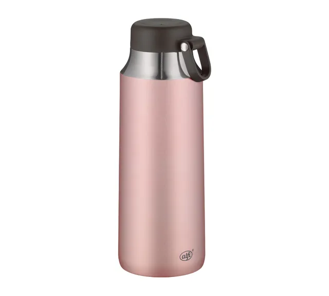 alfi-city-tea-bottle-900-ml-rose-edelstahl-thermoflasche-mit-trageschlaufe-ausla image 1