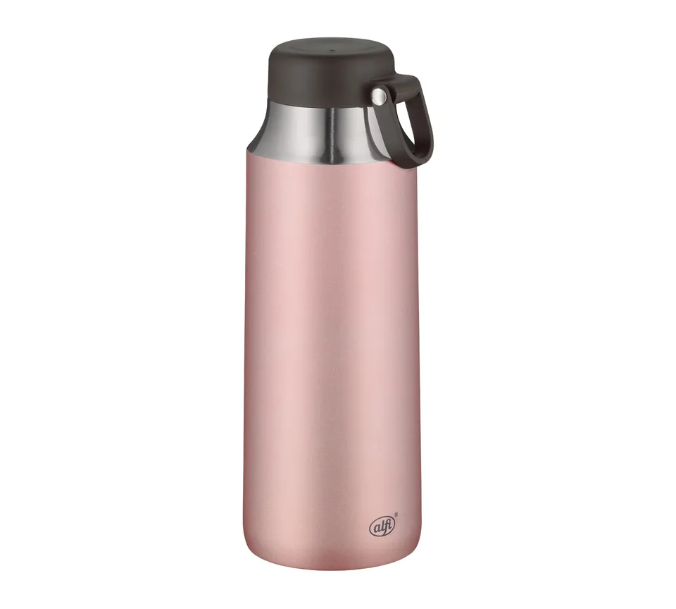 alfi-city-tea-bottle-900-ml-rose-edelstahl-thermoflasche-mit-trageschlaufe-ausla image 1