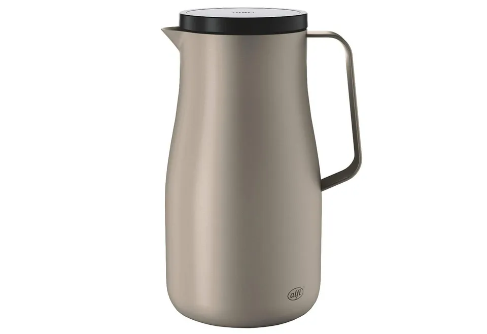alfi-studio-tt-1-0-l-isolierkanne-beige-doppelwandige-mattierte-edelstahl-thermo image 1
