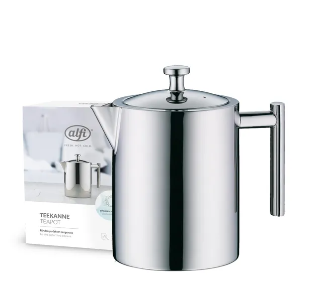 alfi-tea-pot-teekanne-1-40-l-aus-poliertem-edelstahl-mit-integriertem-teefilter- image 1