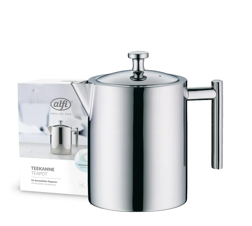 alfi-tea-pot-teekanne-1-40-l-aus-poliertem-edelstahl-mit-integriertem-teefilter- image 1