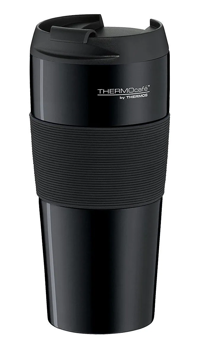 thermos-thermocaf-pro-thermobecher-0-4-l-charcoal-black-edelstahl-kaffeebecher-t image 1
