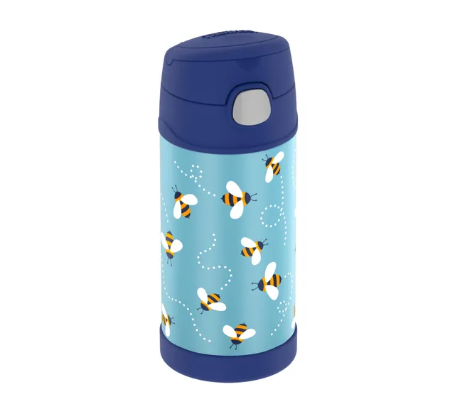 thermos-funtainer-trinkflasche-0-35-l-mit-strohhalm-edelstahl-isolierflasche-f-r image 1