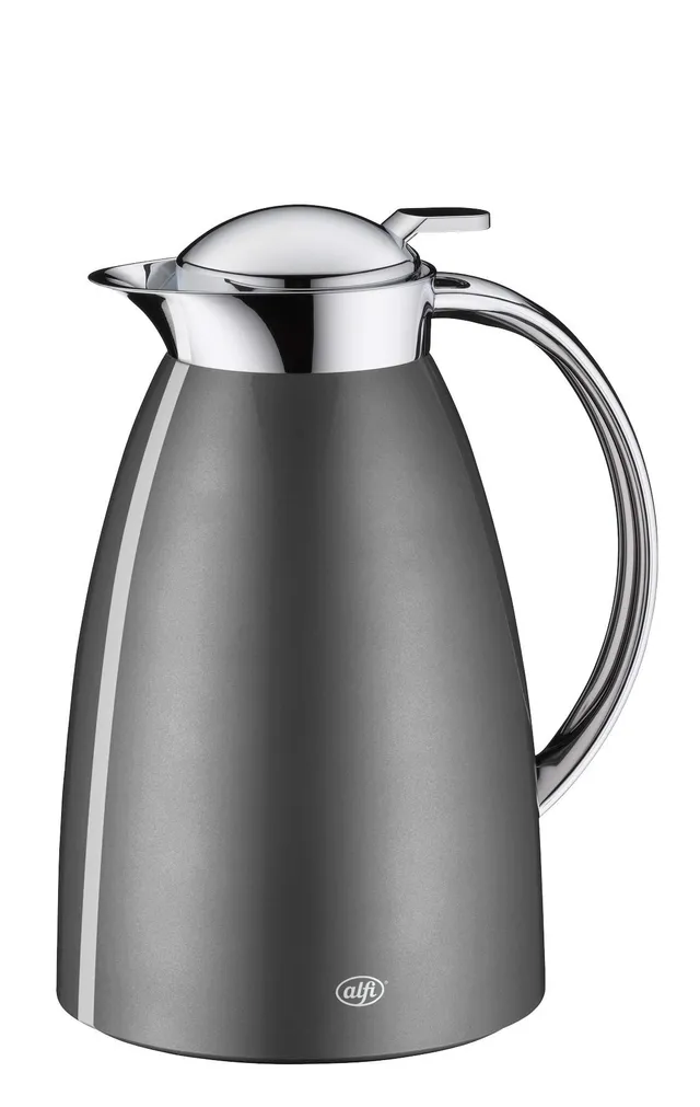 alfi-gusto-thermoskanne-space-grey-polished-0-65-liter-isolierkanne-mit-glaseins image 1