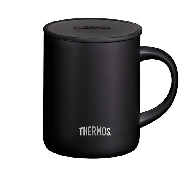 thermos-longlife-cup-edelstahlbecher-0-35-l-charcoal-black-matt-doppelwandiger-t image 1