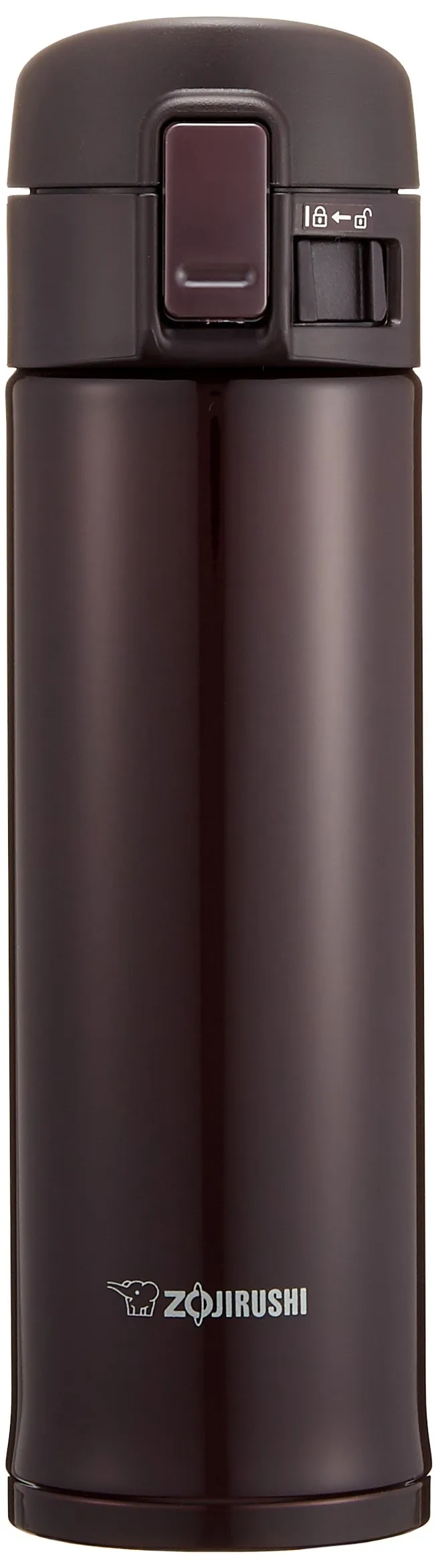 zojirushi-sm-kc48vd-edelstahl-isolierbecher-0-48-l-bordeaux-einh-ndig-bedienbar image 1