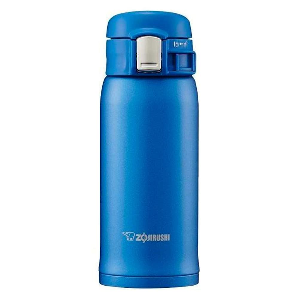 zojirushi-edelstahl-thermoskanne-mattblau-vakuumisolierung-sicherheitsverschluss image 1