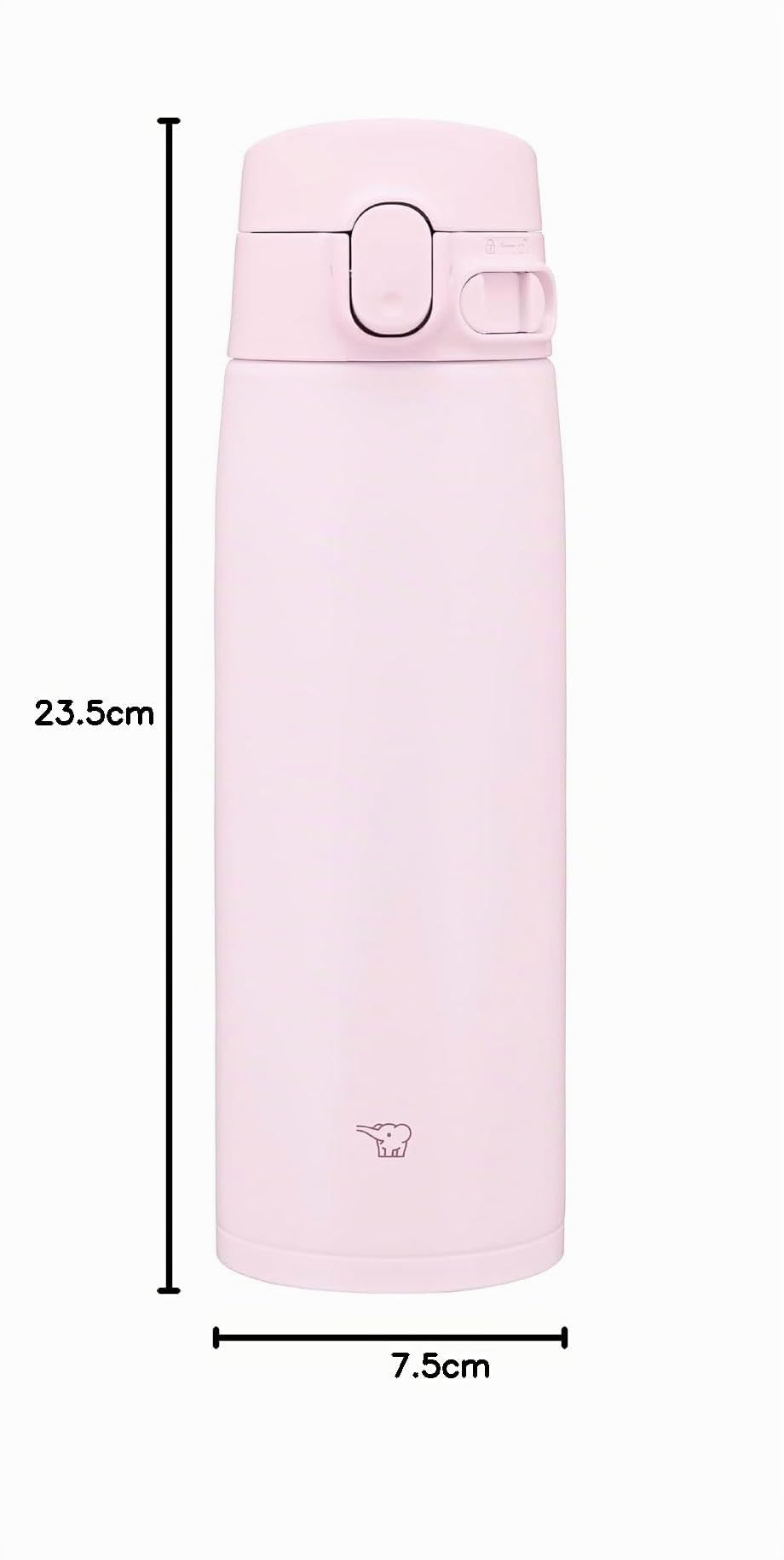 zojirushi-sm-vb60-pm-edelstahlbecher-600-ml-one-touch-vakuum-wasserflasche-nahtl image 7