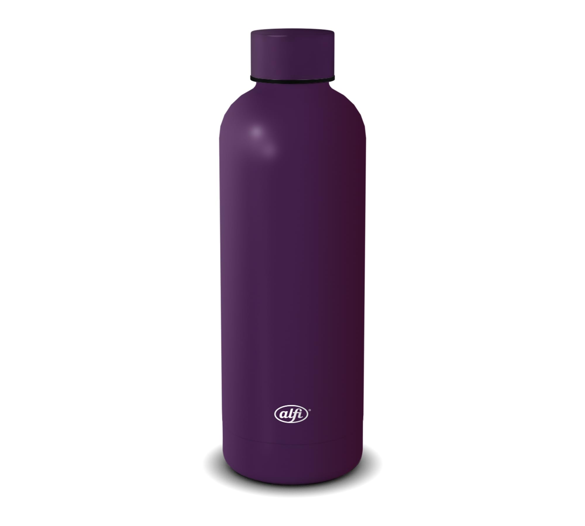 alfi-basics-isolierflasche-0-5-l-edelstahl-12-h-kalt-6-h-hei-auslaufsicher-deep- image 1