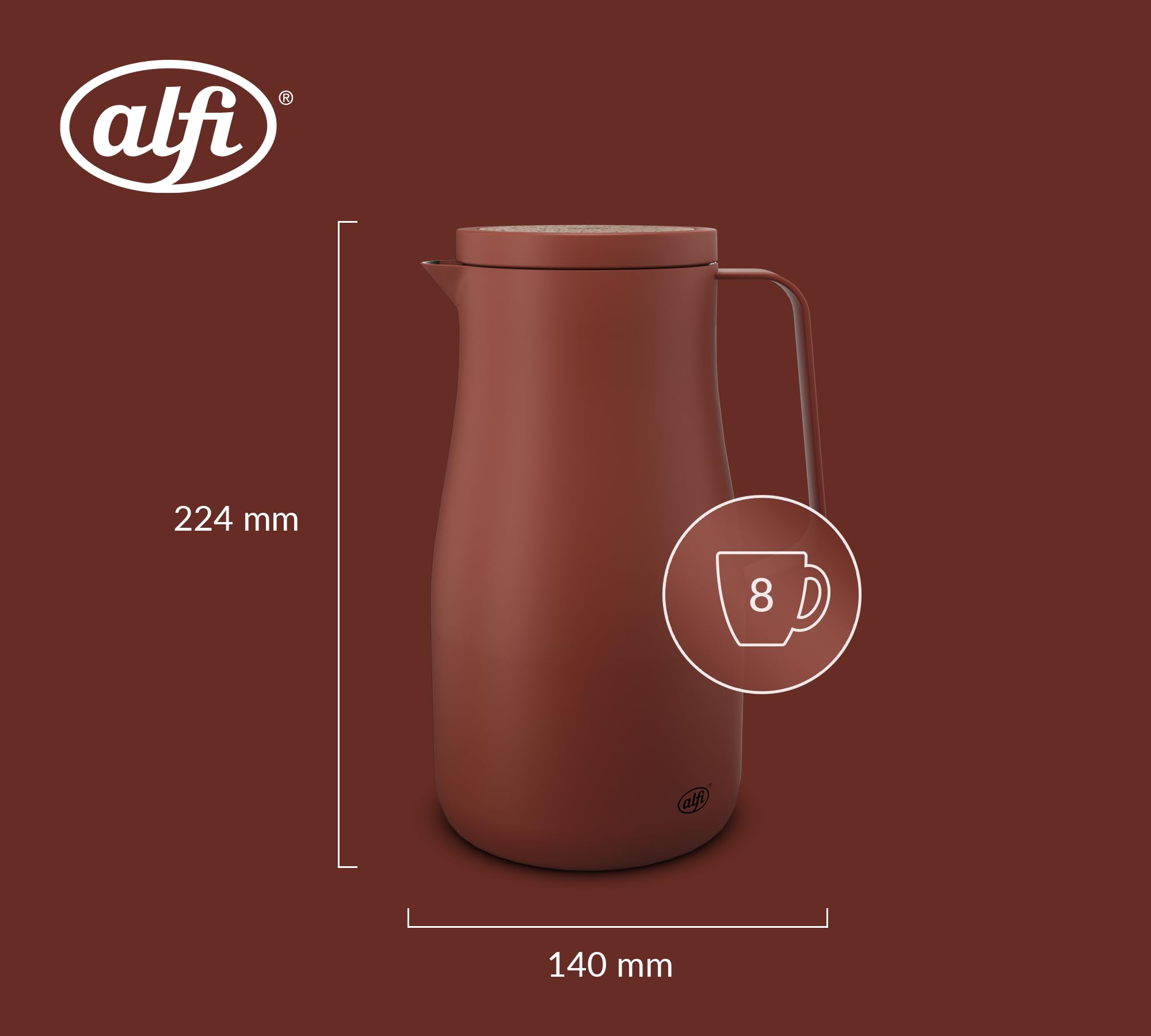 alfi-studio-tea-isolierkanne-1-0-l-in-spicy-red-doppelwandige-edelstahl-thermosk image 6