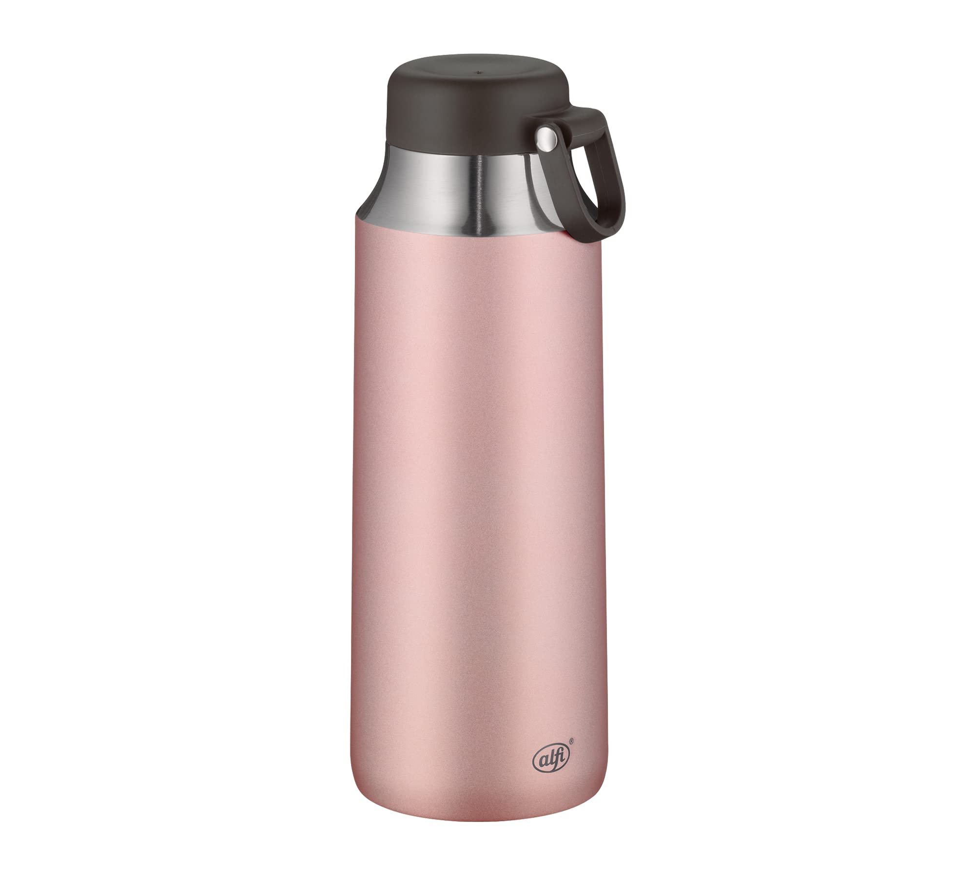 alfi-city-tea-bottle-900-ml-rose-edelstahl-thermoflasche-mit-trageschlaufe-ausla image 1