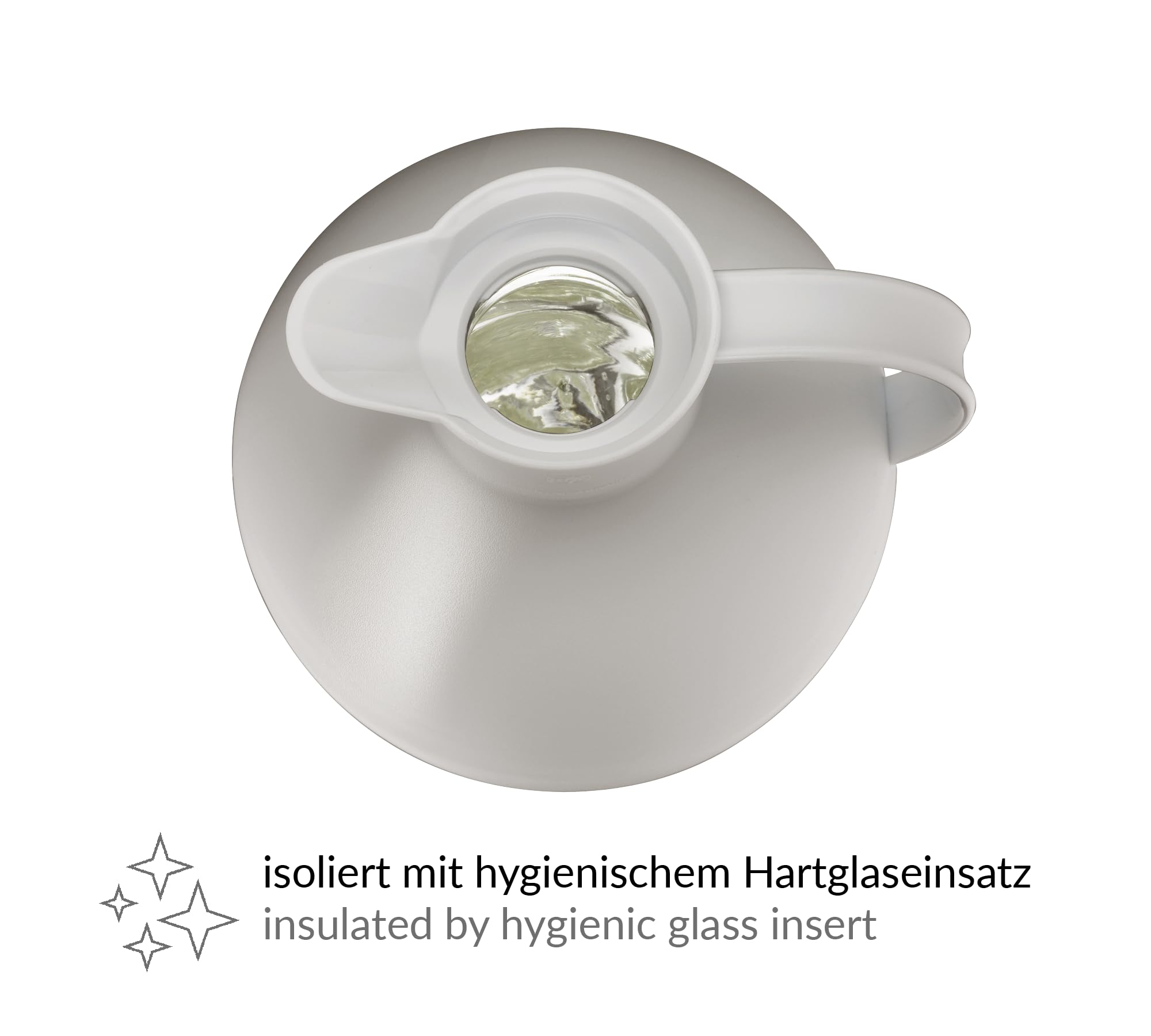 alfi-kugel-isolierkanne-0-94-l-desert-grey-matt-mit-hartglaseinsatz-und-drehvers image 3