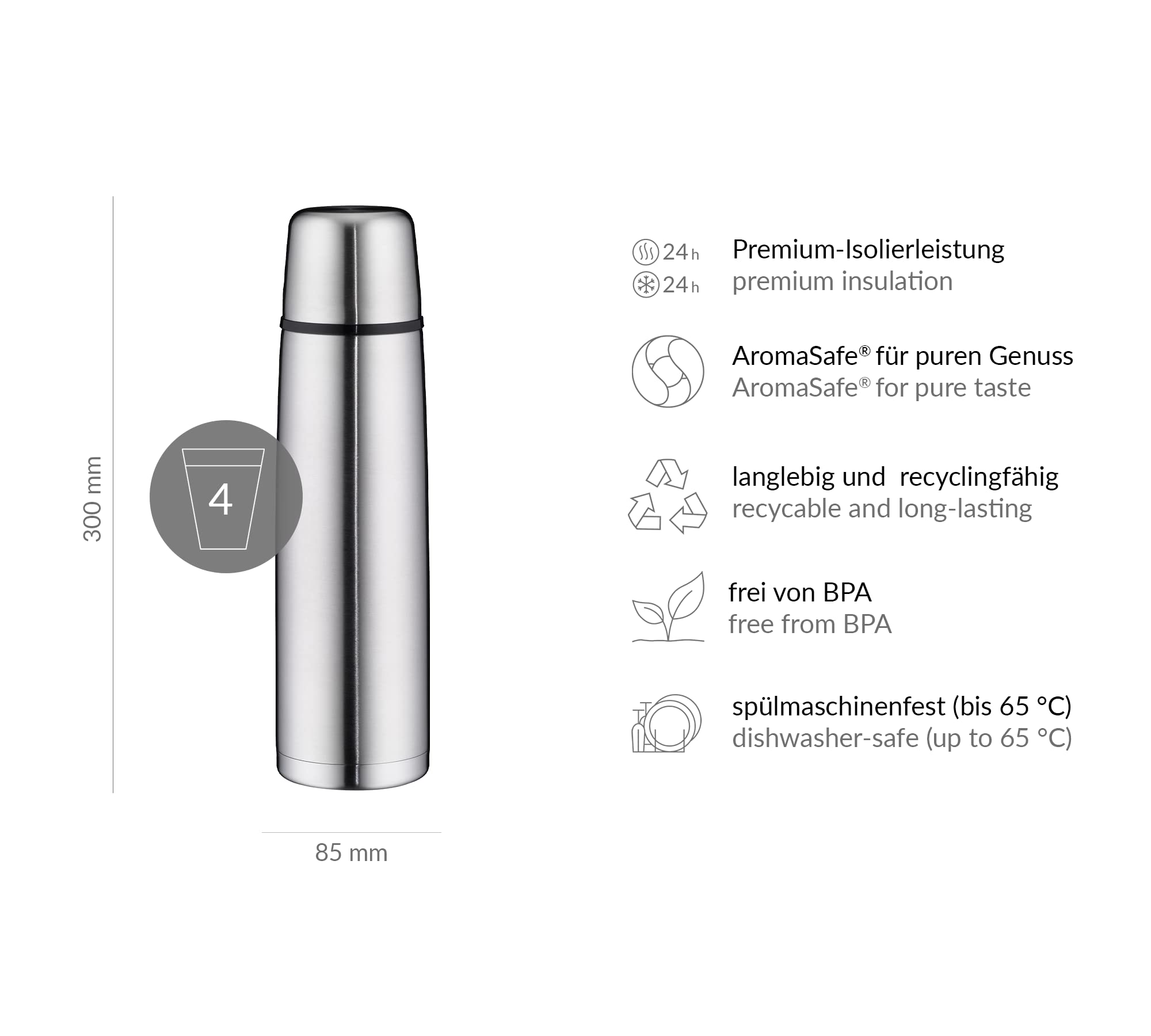 alfi-isotherm-perfect-dv-isolierflasche-1-0-l-edelstahl-silber-12-h-hei-24-h-kal image 6