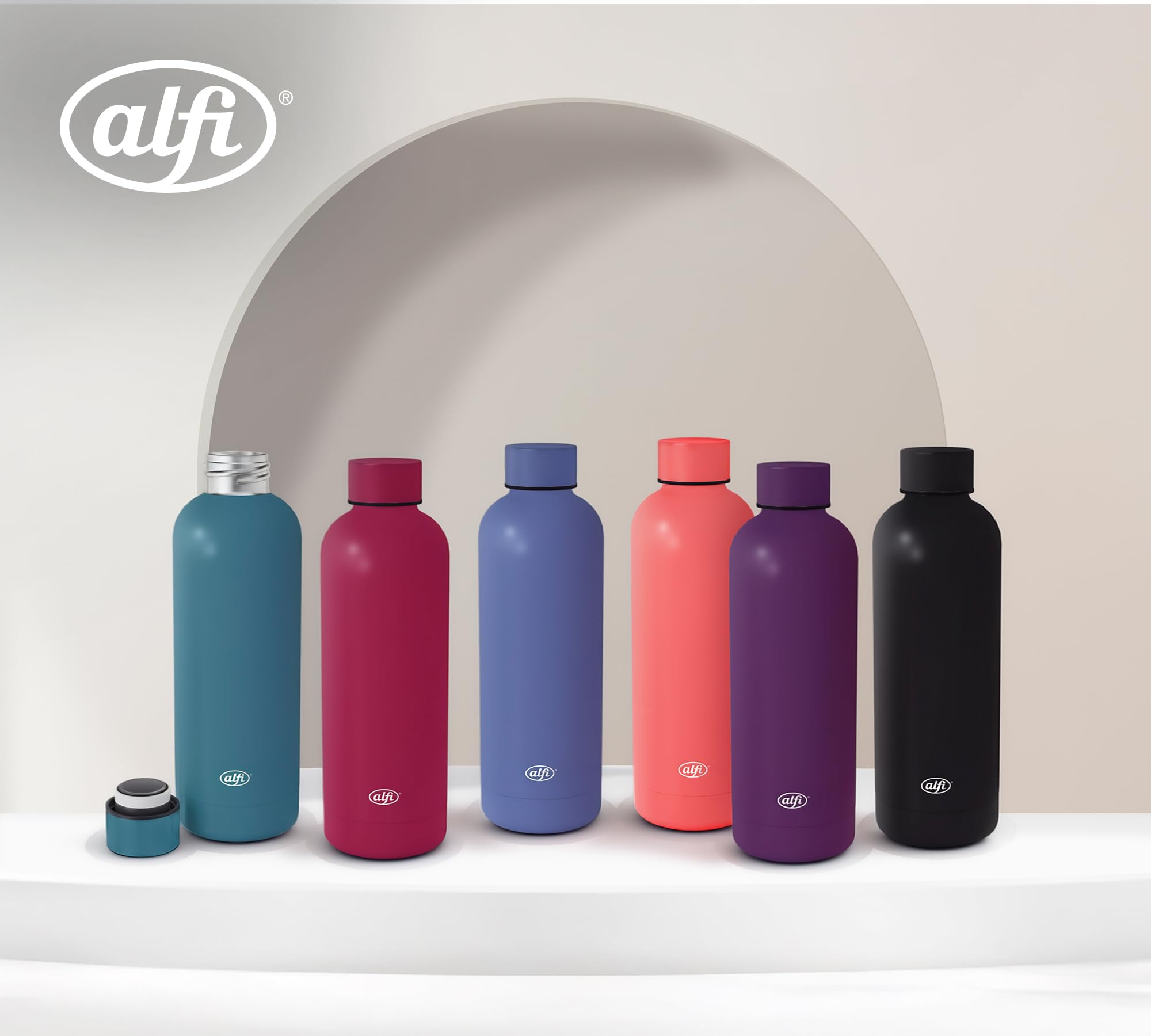 alfi-basics-isolierflasche-0-5-l-edelstahl-12-h-kalt-6-h-hei-auslaufsicher-deep- image 2