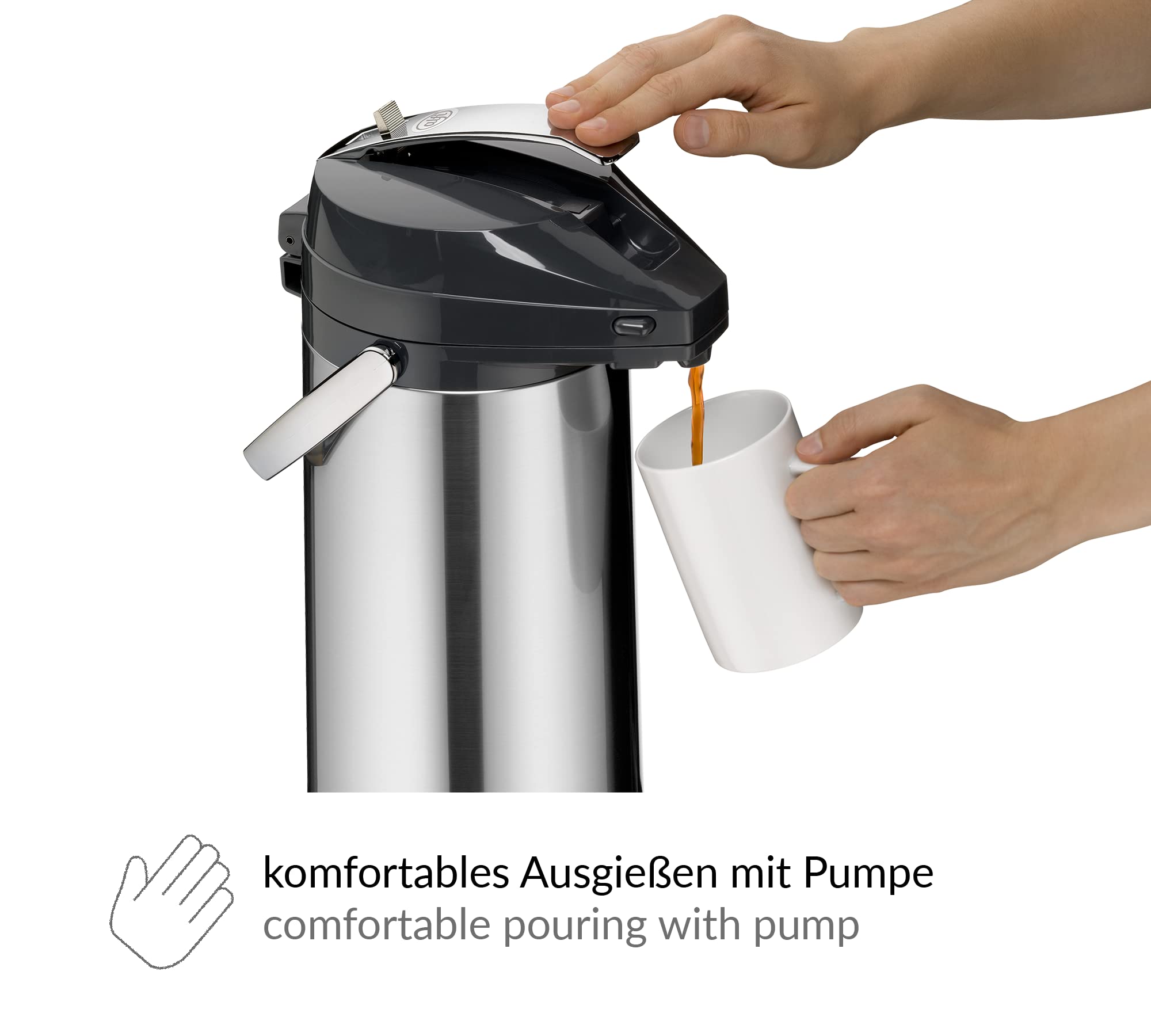 alfi-getr-nkespender-3-0-l-edelstahl-mit-hartglaseinsatz-integrierter-pumpe-pump image 3