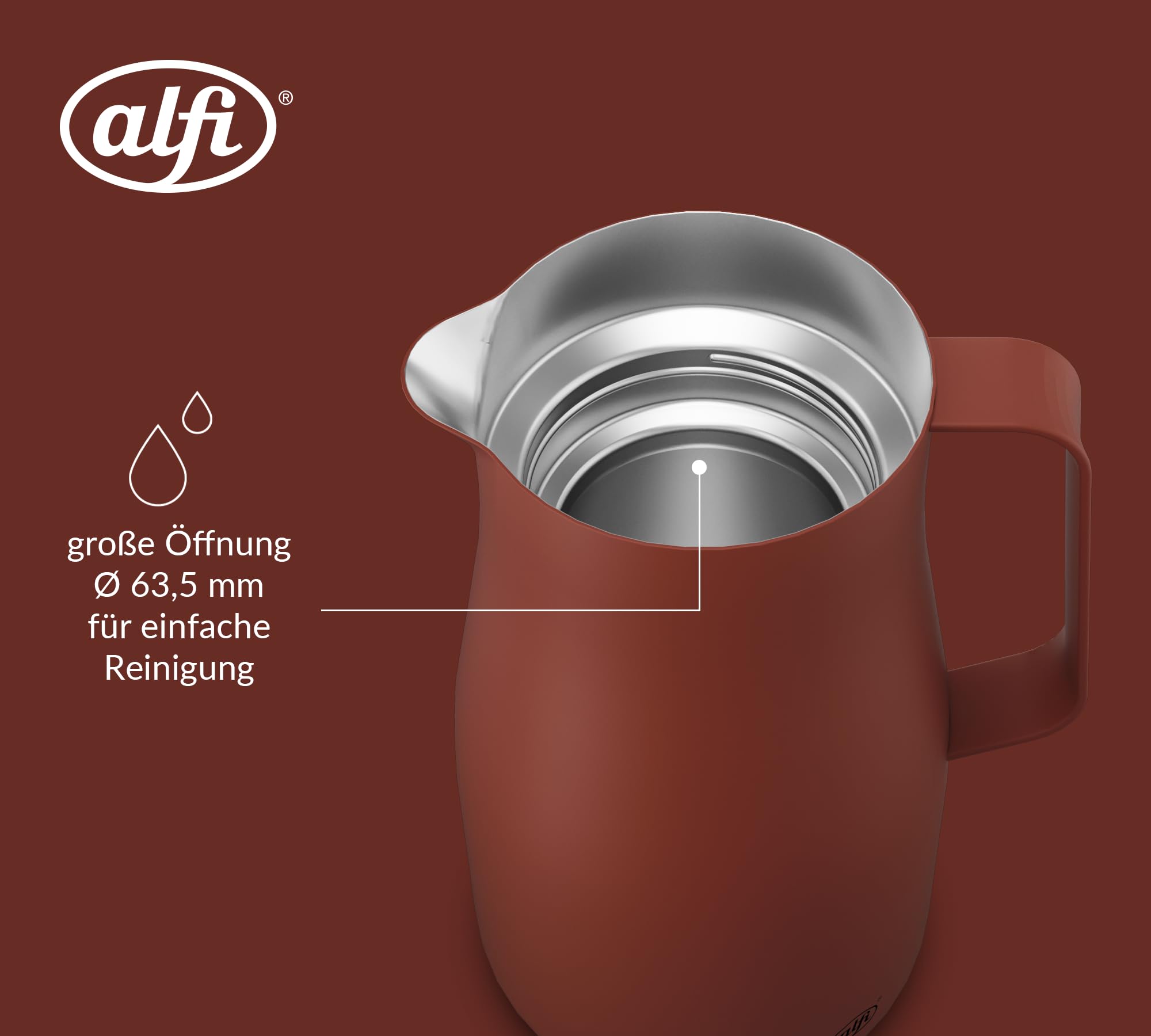alfi-studio-tea-isolierkanne-1-0-l-in-spicy-red-doppelwandige-edelstahl-thermosk image 5