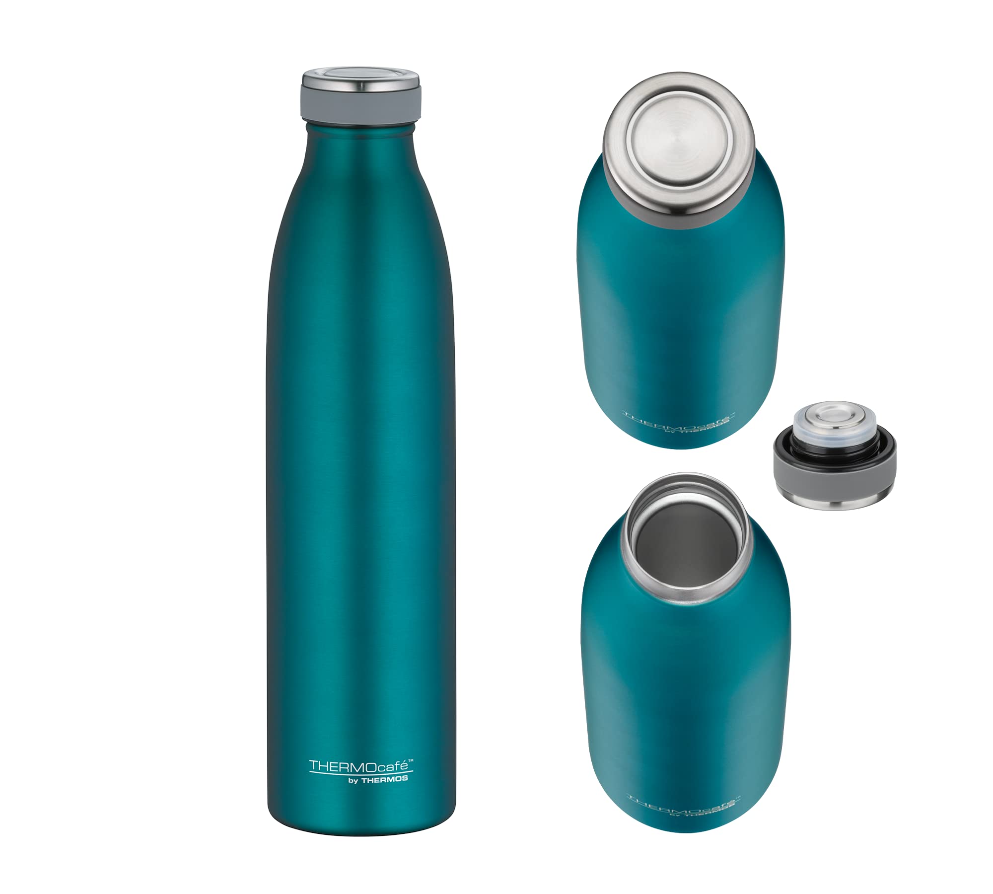thermos-thermocaf-tc-bottle-0-75-l-isolierflasche-edelstahl-teal-matt-kohlens-ur image 2