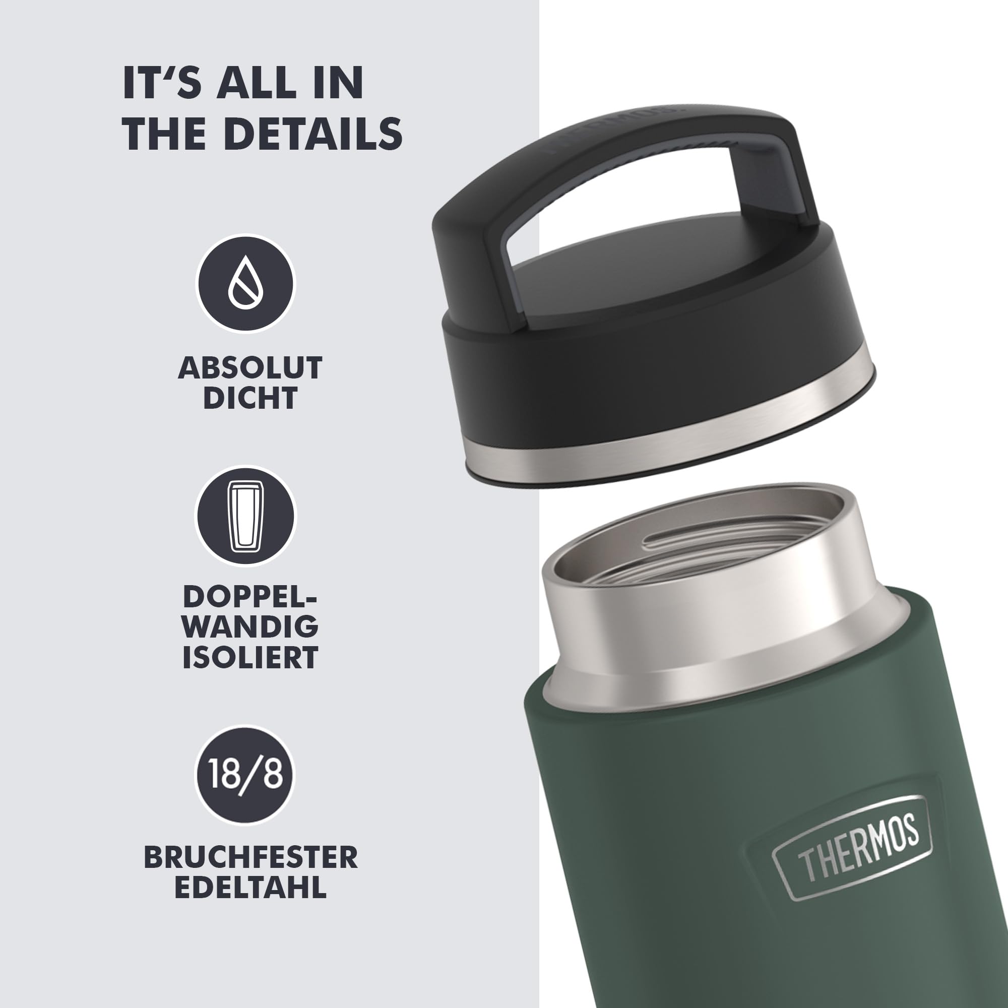 thermos-icon-isolierflasche-0-71-l-forest-matt-edelstahl-18-h-hei-24-h-kalt-kohl image 4