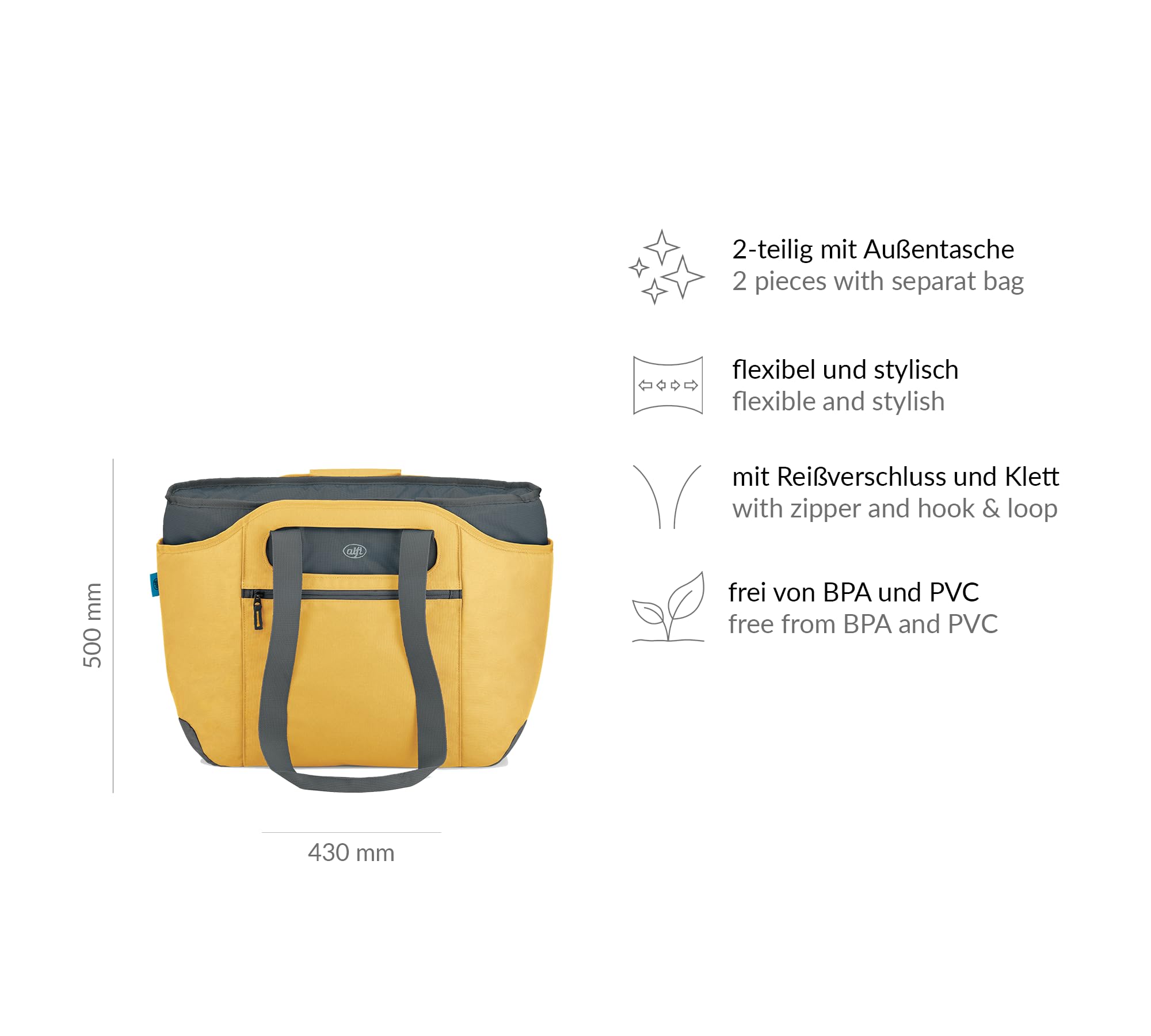 alfi-iso-bag-2in1-thermo-k-hltasche-23-liter-misted-yellow-polyester-mit-extra-t image 6