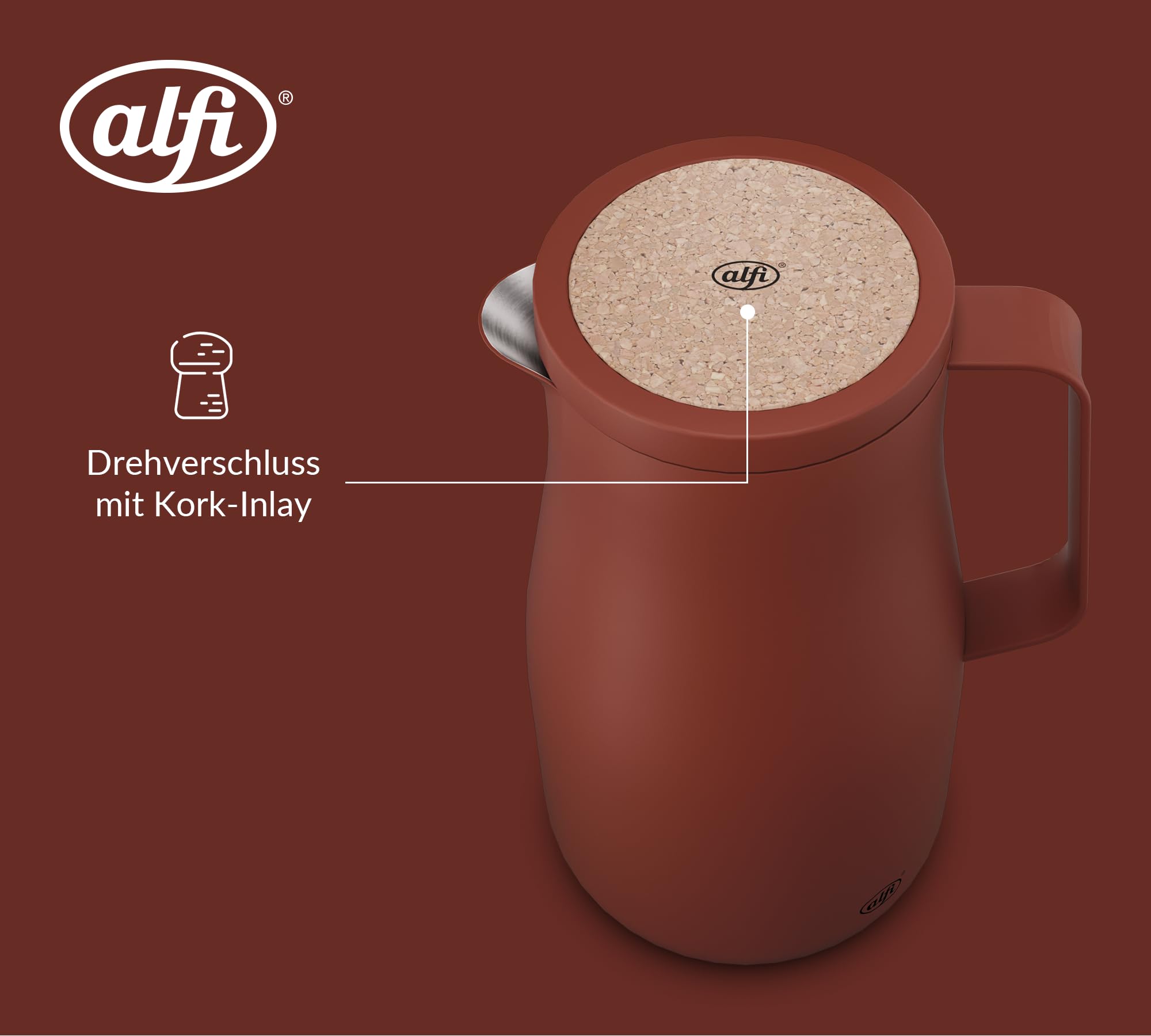 alfi-studio-tea-isolierkanne-1-0-l-in-spicy-red-doppelwandige-edelstahl-thermosk image 4