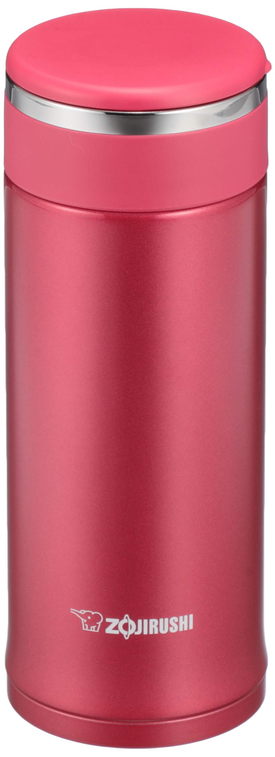 zojirushi-sm-je36rc-edelstahlbecher-tuff-0-36-l-transparentes-rot-isolierbecher- image 1