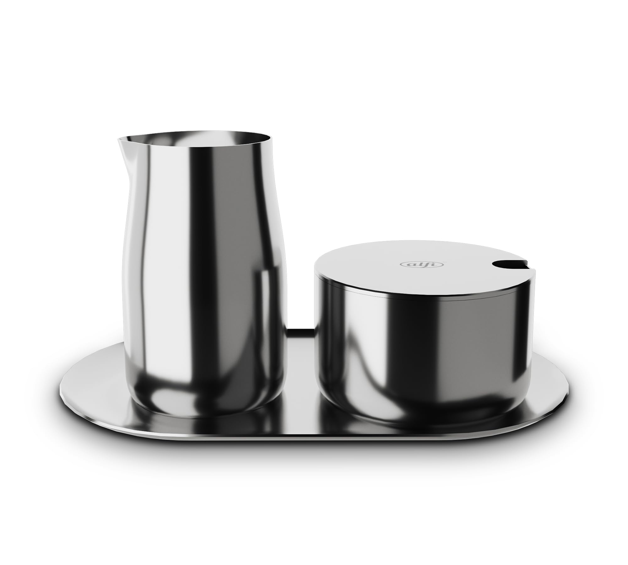 alfi-milk-and-sugar-set-edelstahl-milch-und-zuckerset-gl-nzend-3-teilig image 1