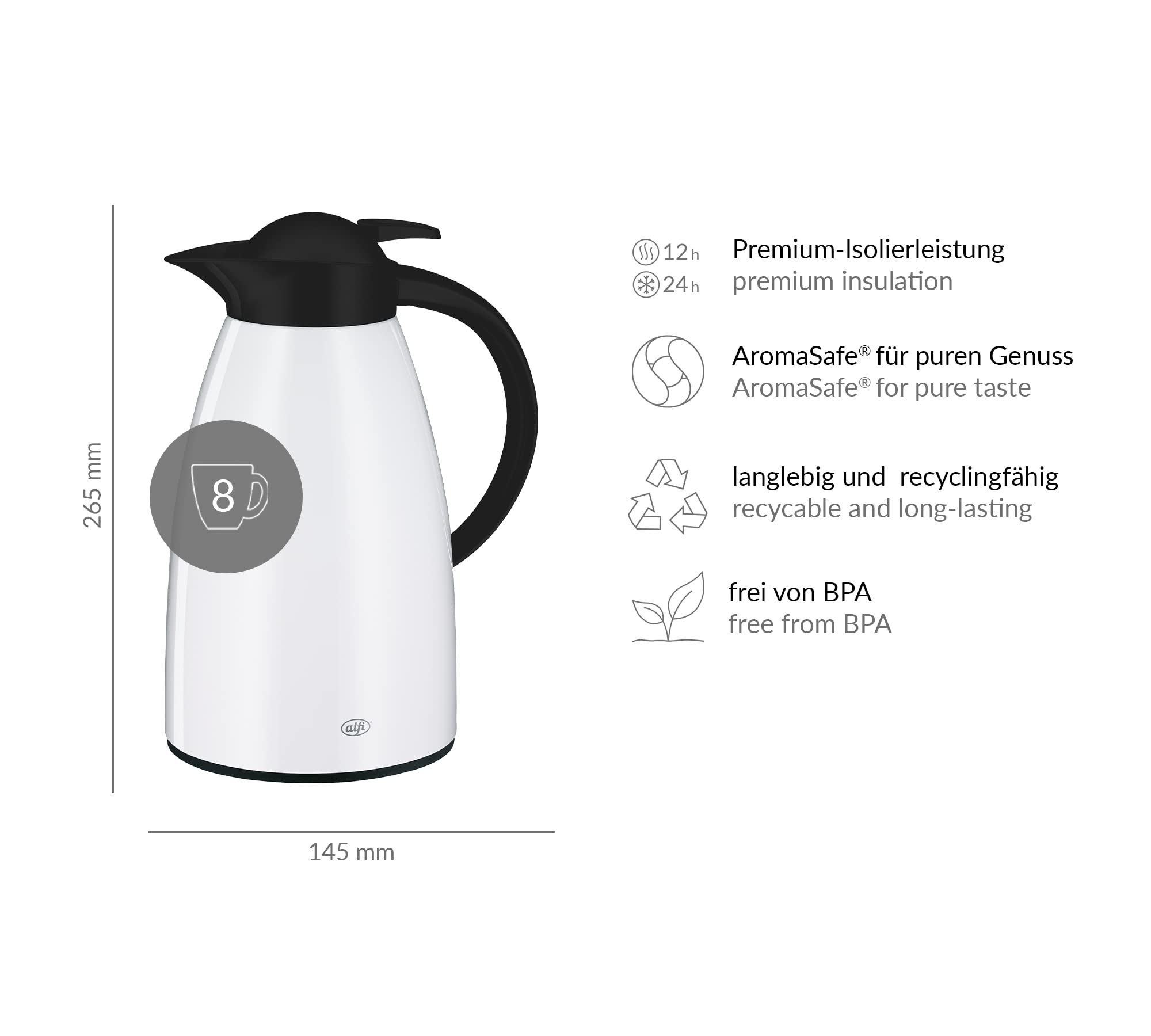 alfi-signo-one-isolierkanne-1-0-l-coconut-white-matt-edelstahl-kaffeekanne-mit-h image 6