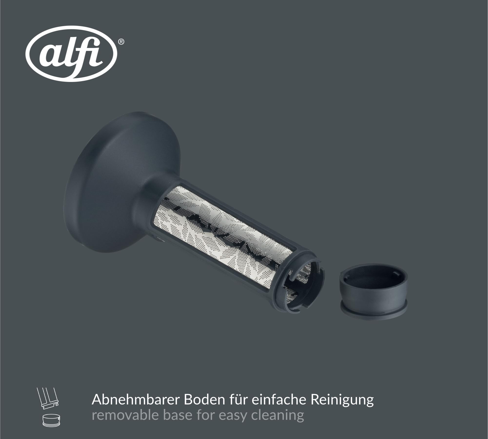 alfi-aroma-tea-teesieb-f-r-losen-tee-edelstahl-teefilter-mit-abtropfschale-graph image 6