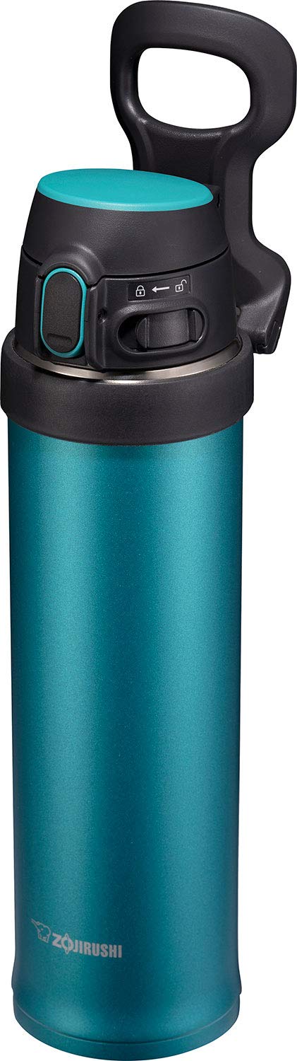 zojirushi-sm-qhe60gk-flip-and-go-edelstahl-isolierbecher-590-ml-blaugr-n-mit-kla image 1