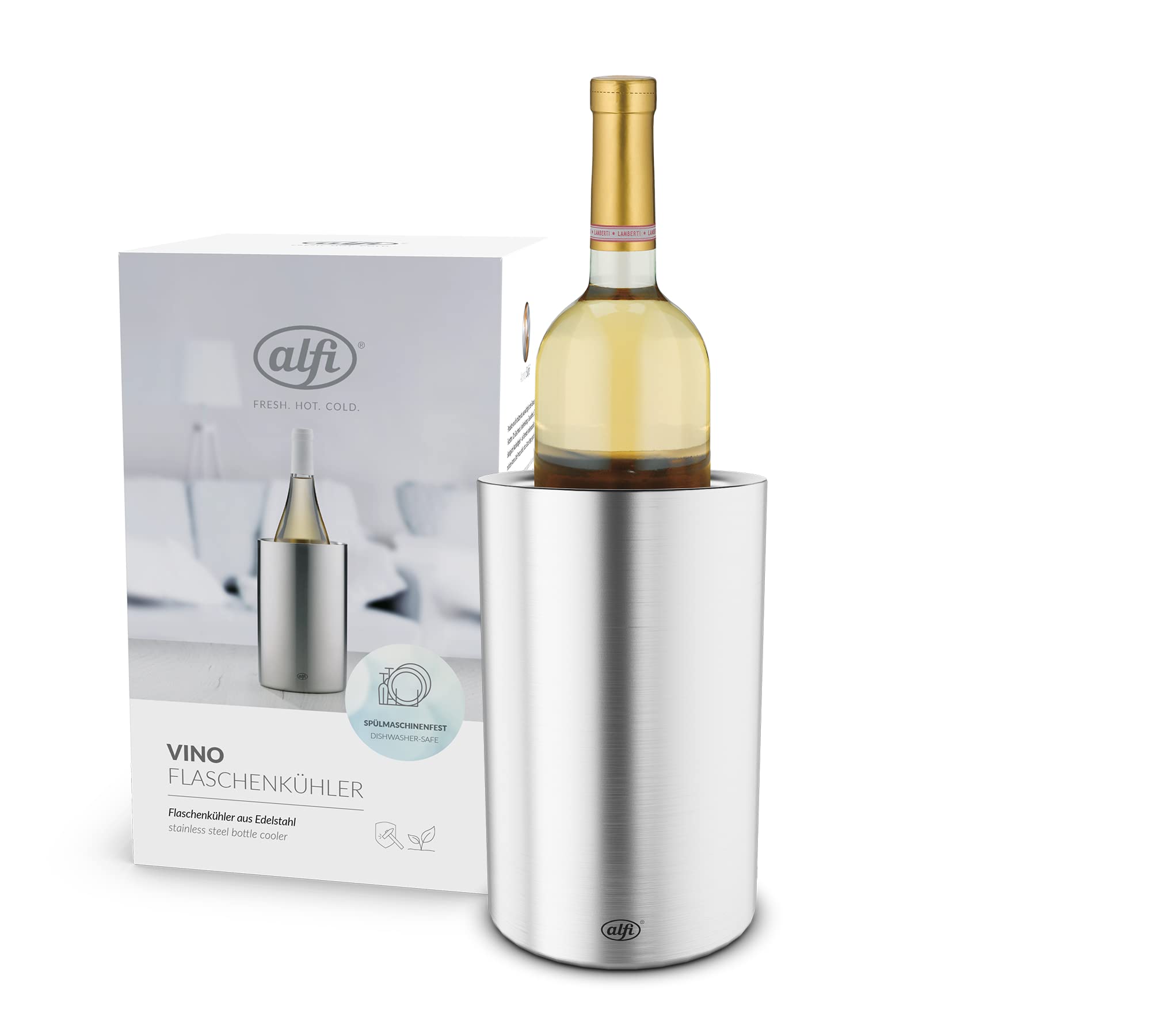 alfi-vino-flaschenk-hler-edelstahl-mattiert-silber-doppelwandiger-weink-hler-f-r image 1