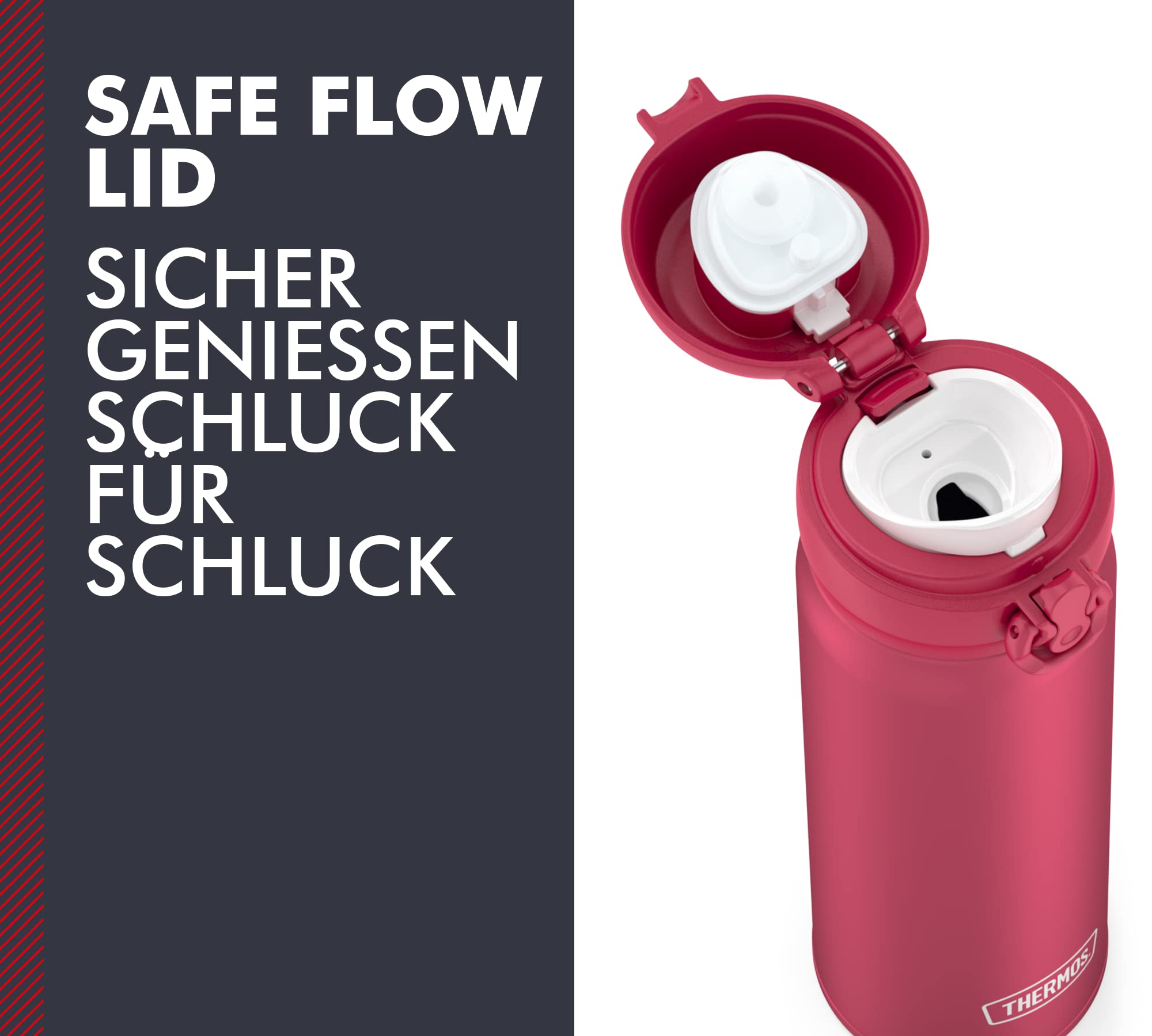 thermos-ultralight-bottle-0-75-l-isolierflasche-deep-pink-matt-bis-zu-48-leichte image 2
