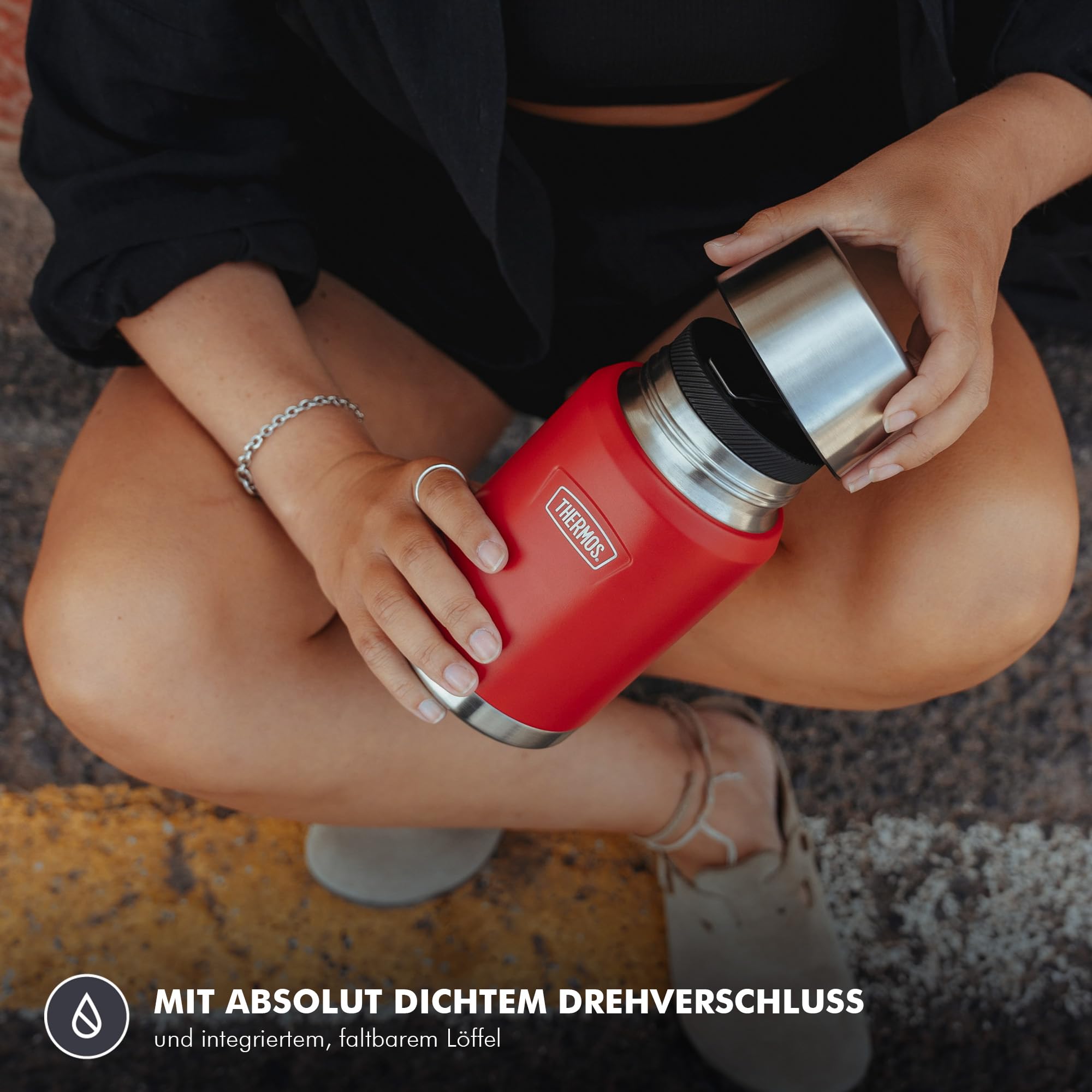 thermos-icon-thermobeh-lter-0-71-l-forest-matte-dunkelgr-n-14-h-hei-24-h-kalt-mi image 7