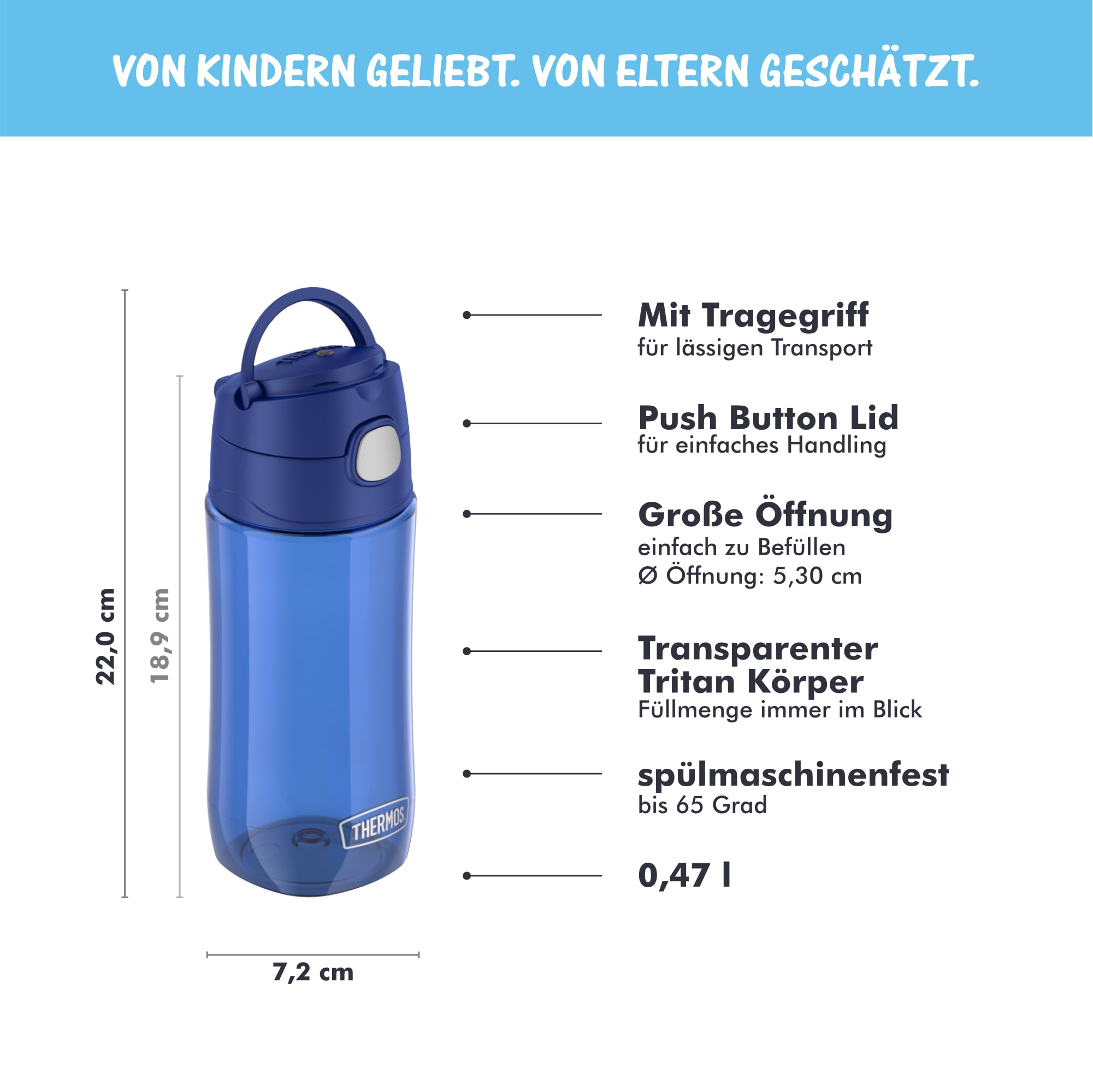 thermos-kids-funtainer-tritan-trinkflasche-0-47-l-blueberry-blue-leichte-bpa-fre image 3