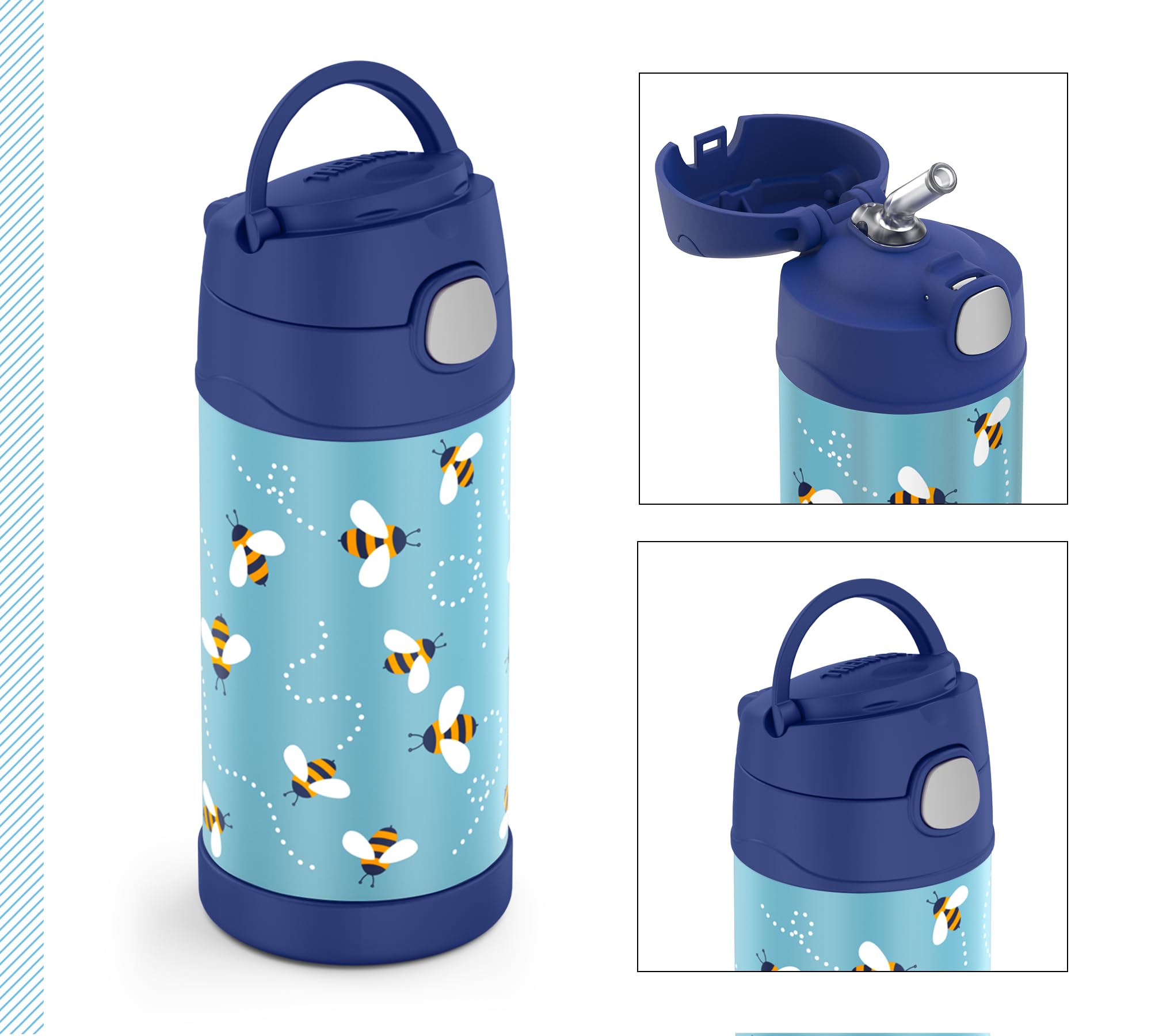 thermos-funtainer-trinkflasche-0-35-l-mit-strohhalm-edelstahl-isolierflasche-f-r image 2
