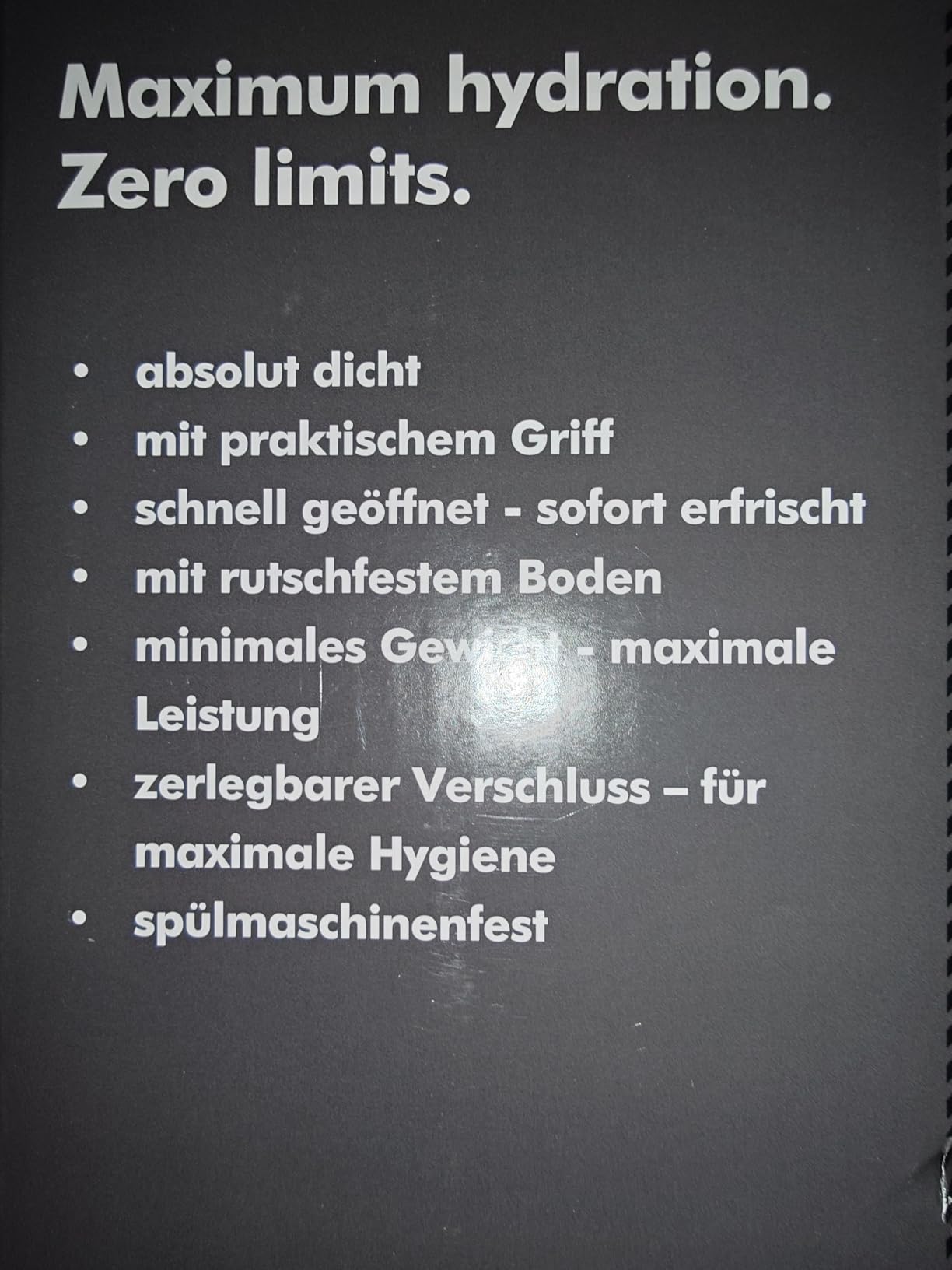 Tolles Teil, Deckel könnte besser aufschraubbar sein
