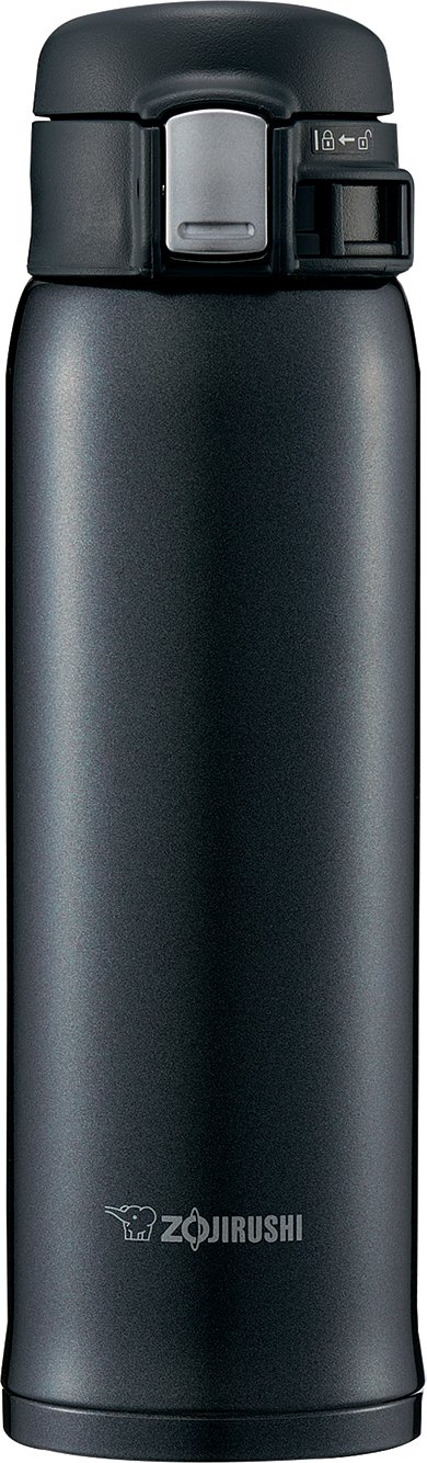 zojirushi-isolierflasche-aus-edelstahl-gl-nzend-schwarz-480-ml-mit-spender-einsa image 1