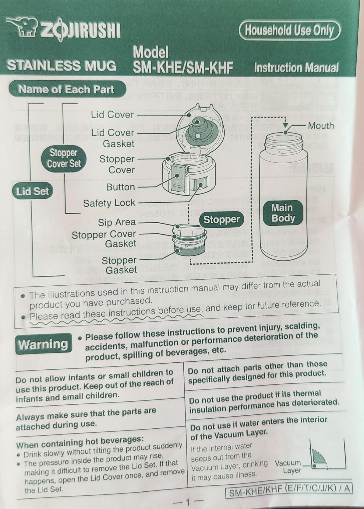 Zojirushi halt