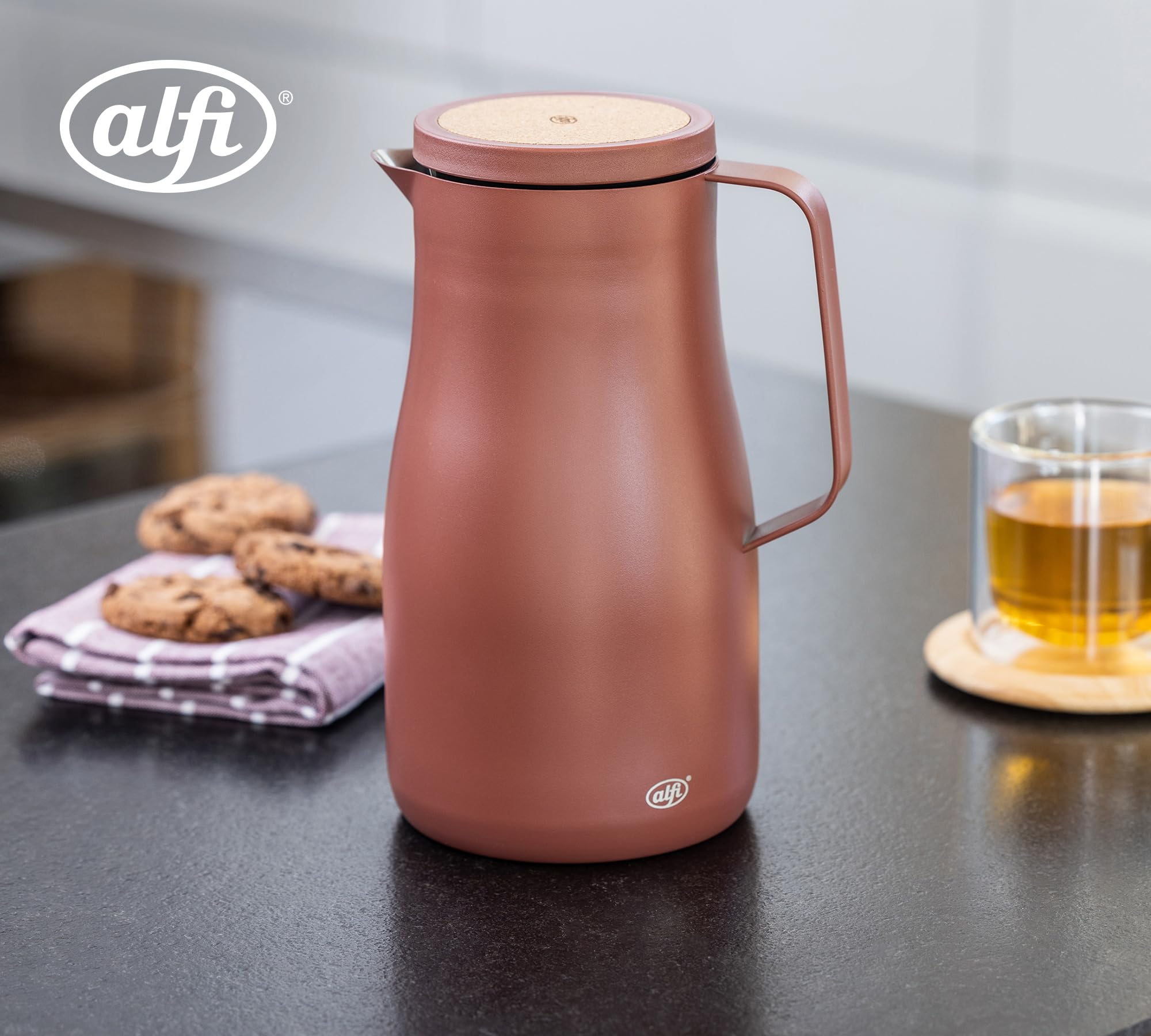 alfi-studio-tea-isolierkanne-1-0-l-in-spicy-red-doppelwandige-edelstahl-thermosk image 2