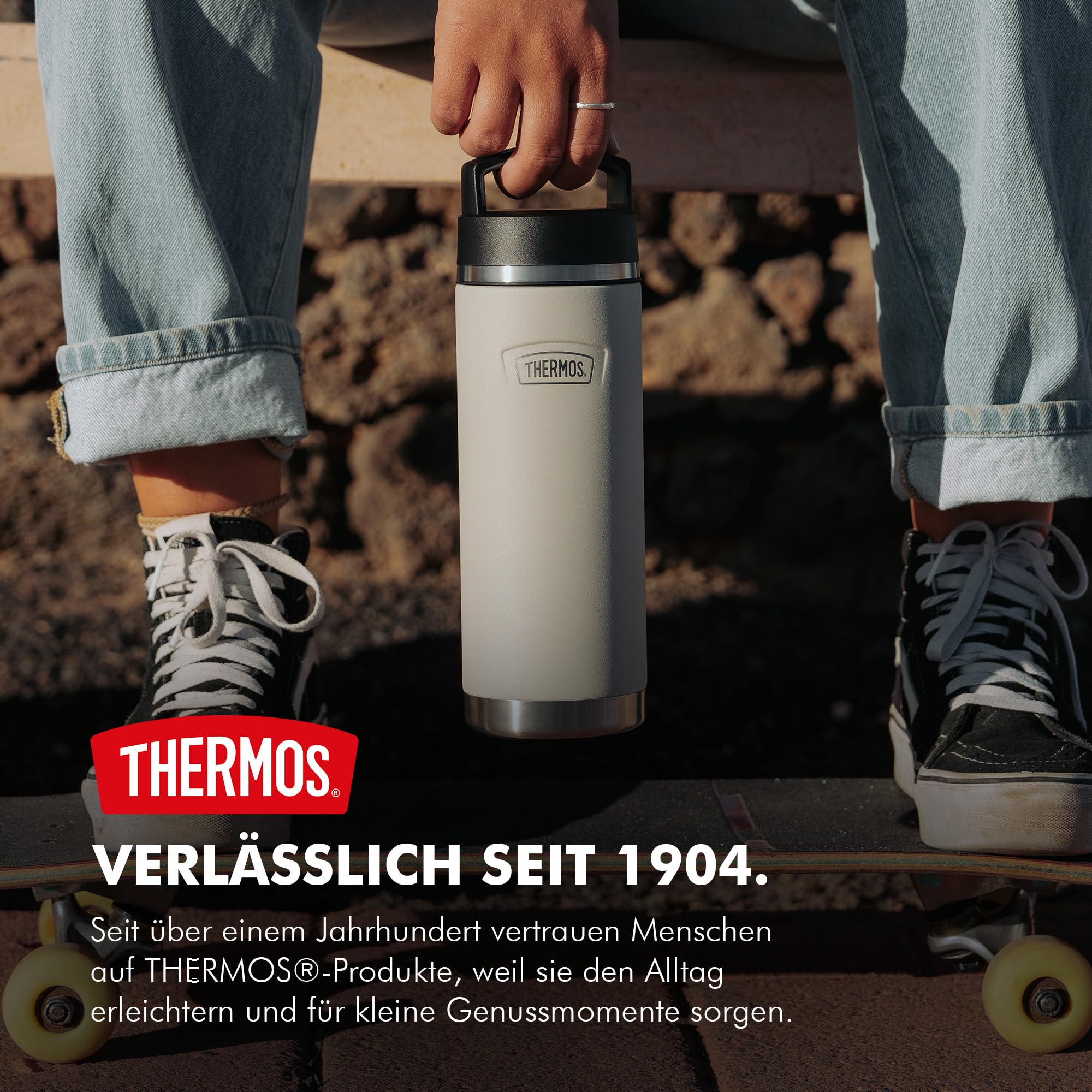 thermos-icon-isolierflasche-0-71-l-forest-matt-edelstahl-18-h-hei-24-h-kalt-kohl image 2